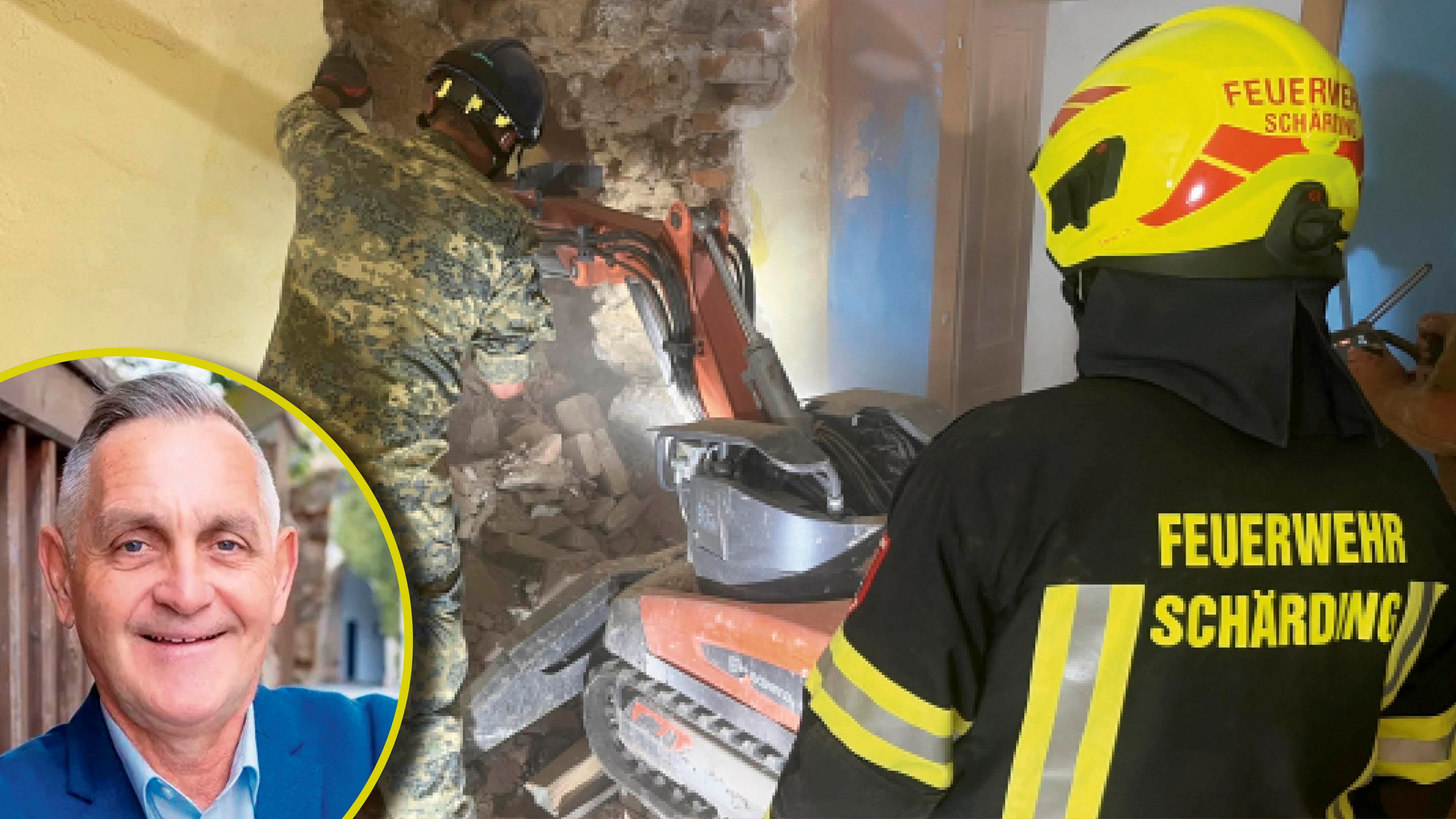 Schärdings Bürgermeister Günter Streicher (SPÖ) berichtet <em>