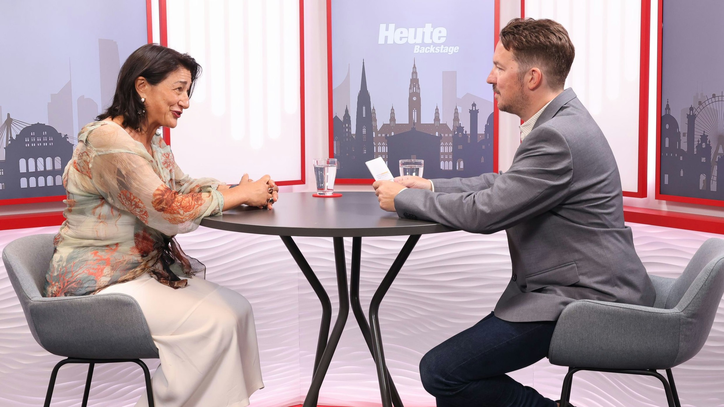 Veronica Kaup Hasler im Interview mit "Heute".