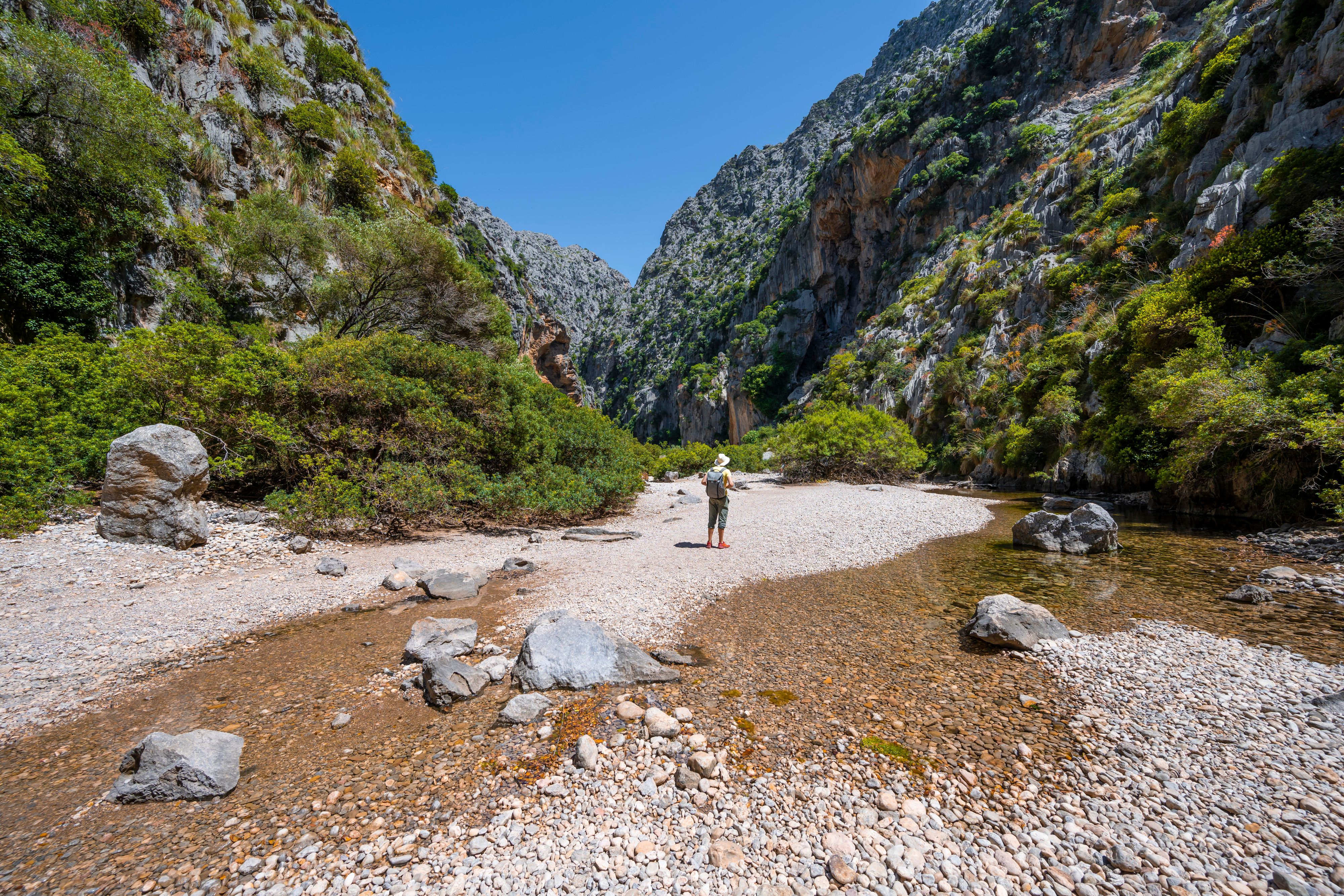Zehn Touristen wurden aus der Sa-Calobra-Schlucht auf Mallorca evakuiert, nachdem ein Unwetter ausgebrochen war. Zwei britische Staatsangehörige wurden als vermisst gemeldet.