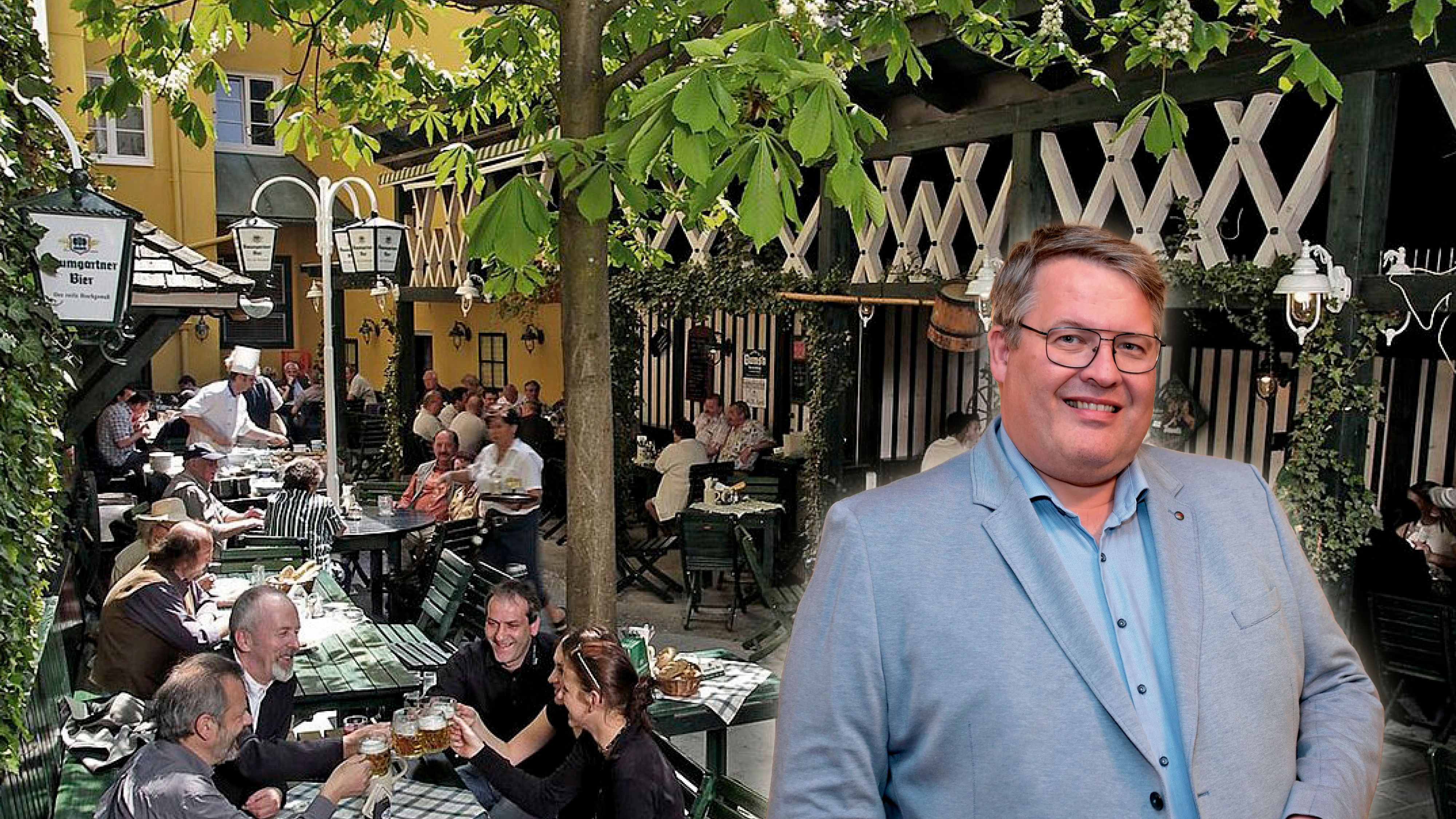 Wirtesprecher Thomas Mayr-Stockinger zieht im <em>