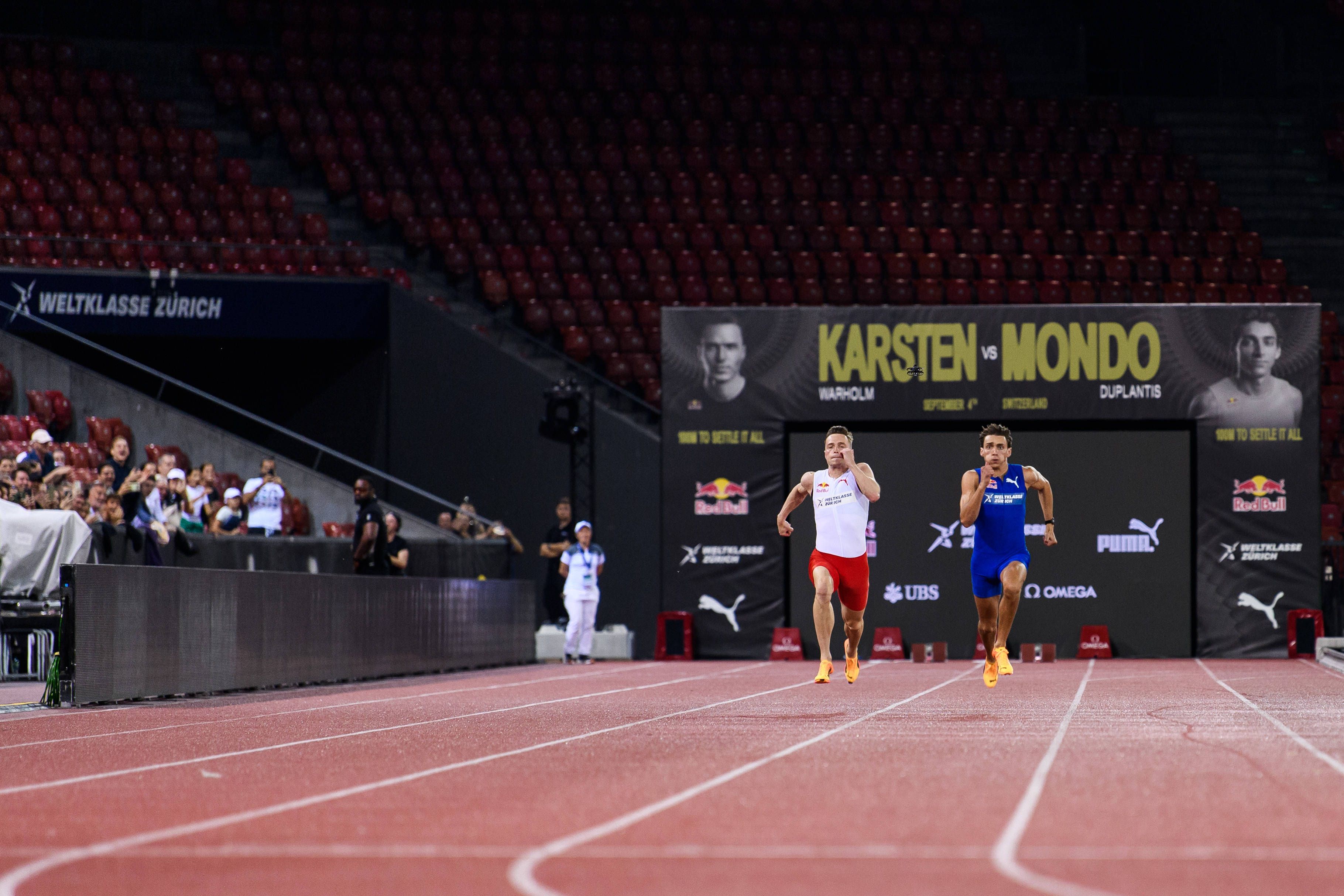 Karten Waholm hatte gegen Armand Duplantis das Nachsehen.