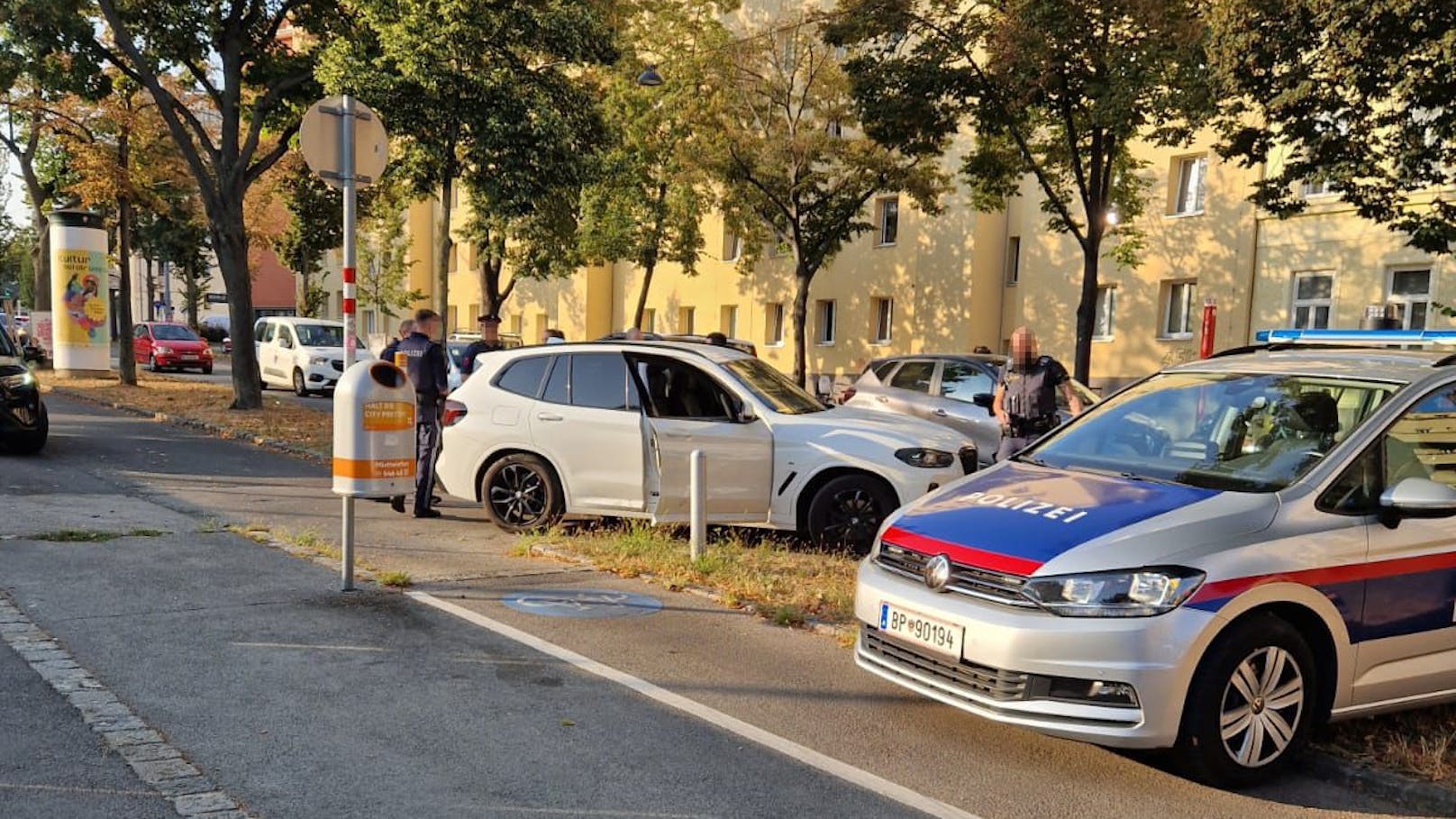 In Meidling wurde der junge Lenker angehalten.