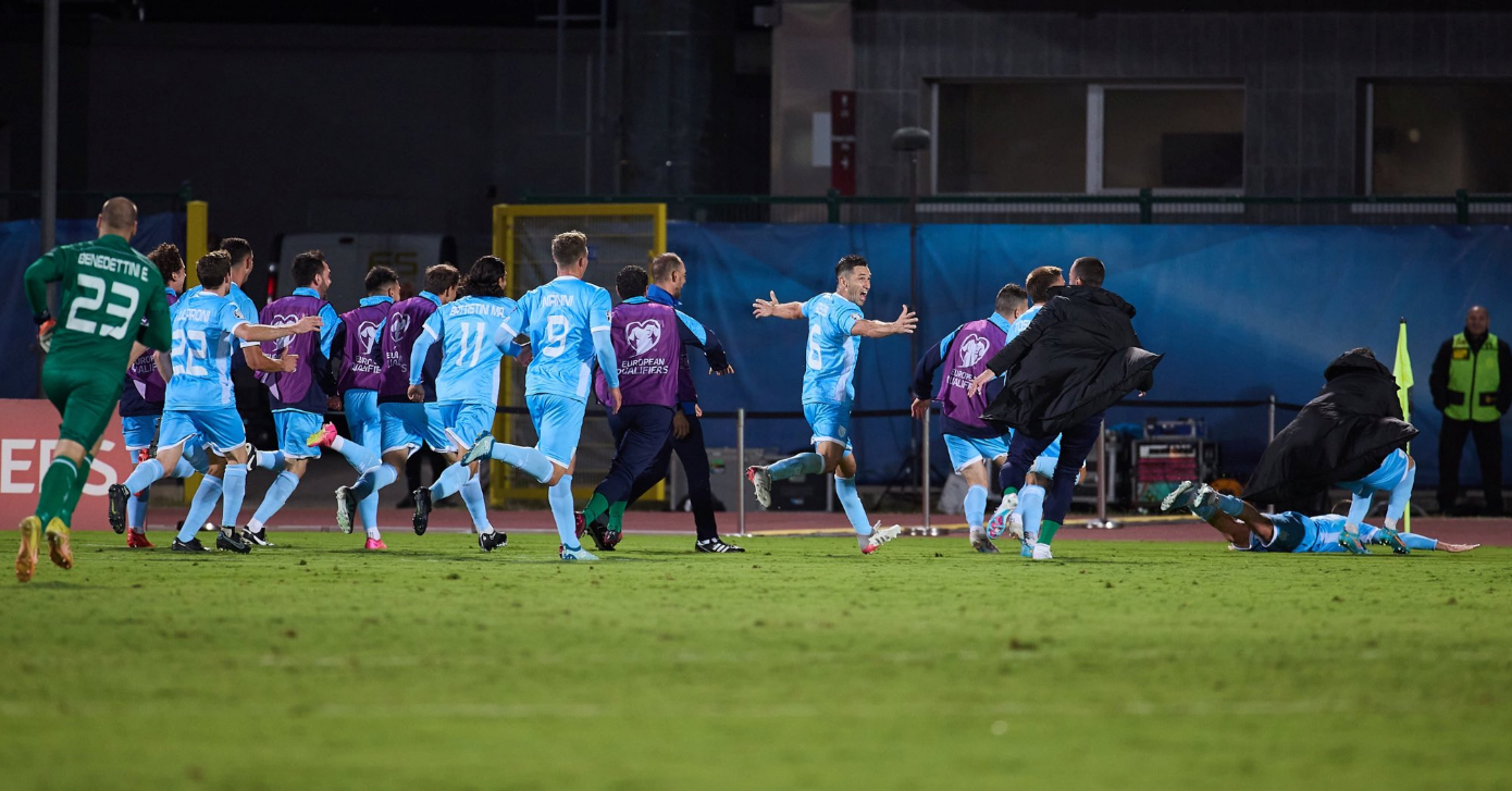 Der Jubel bei den Spielern kannte keine Grenzen.