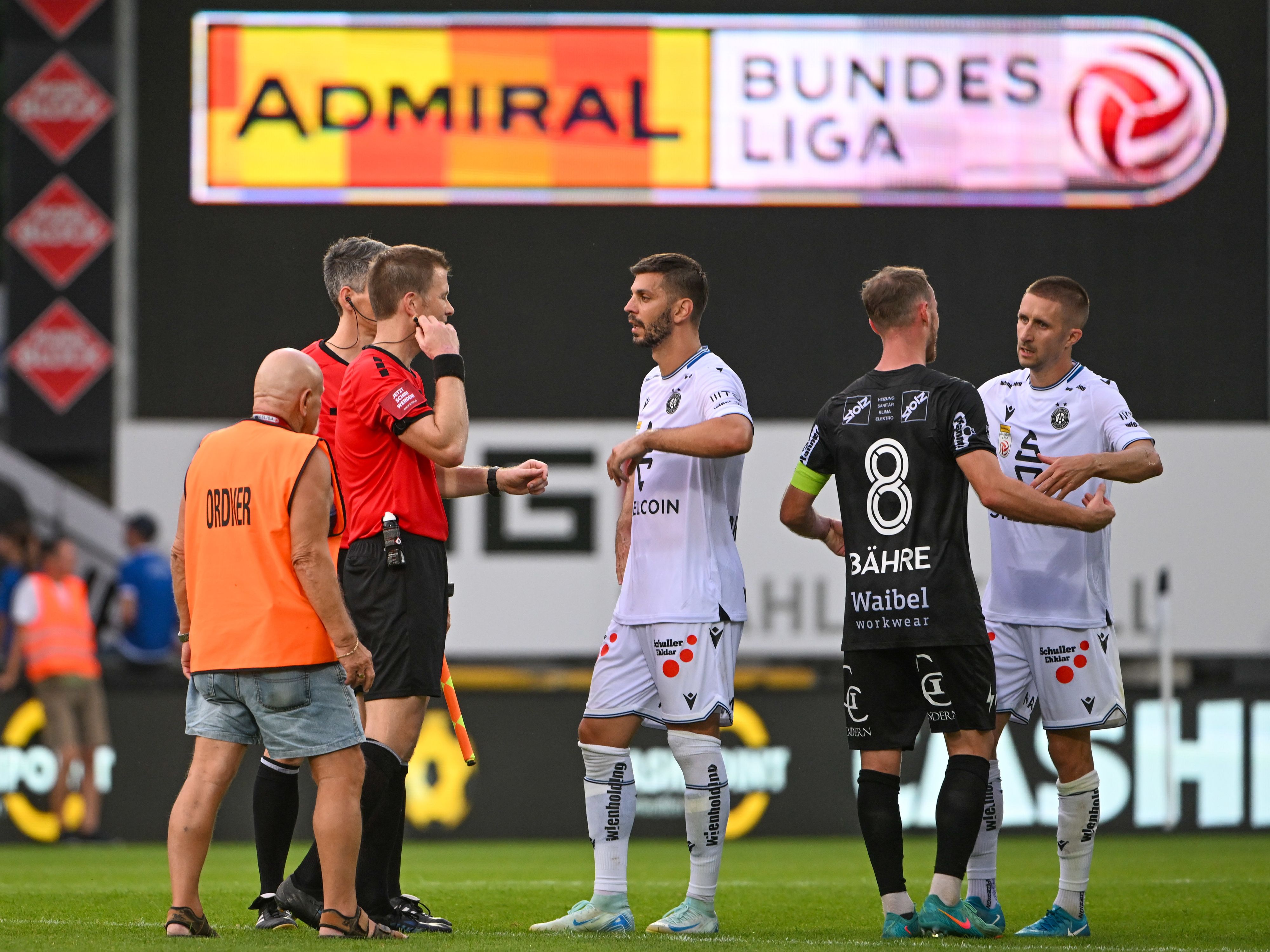 Beim Spiel zwischen Altach und der Austria kam es zu der umstrittenen Entscheidung.