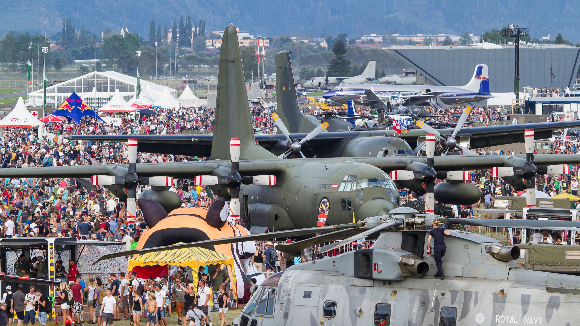 Der Bub wollte die Airpower 2024 in Zeltweg besuchen.