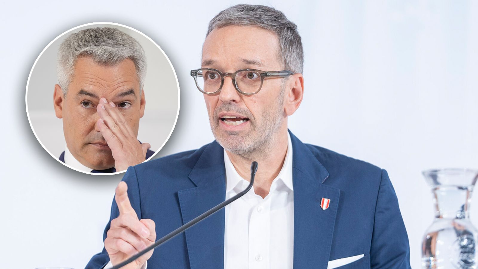 Herbert Kickl und seine FPÖ sind auf Siegeskurs; die ÖVP verbessert sich auf 24 Prozent.