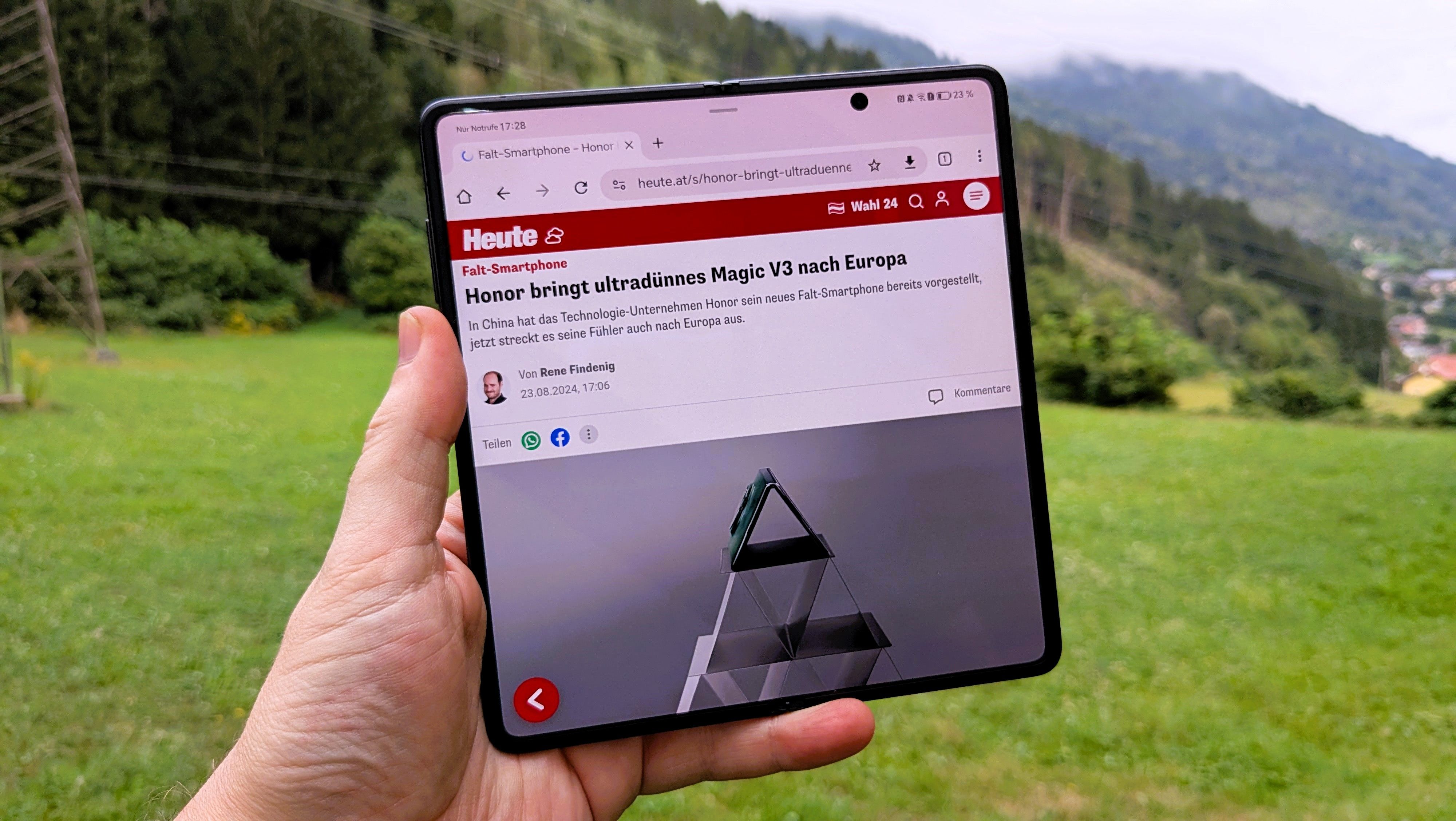 Das Honor Magic V3 startet in Österreich in den Verkauf – <em>