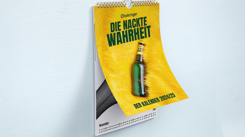 Limited Edition Kalender "Nackte Wahrheit" von Ottakringer