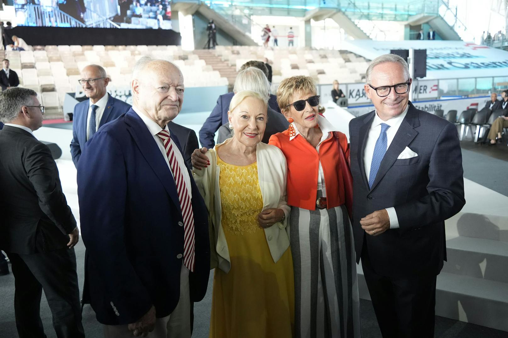 Etliche VP-Granden waren dabei - hier Andreas Khol, Benita Ferrero-Waldner, Ingrid Korosec, Karlheinz Kopf