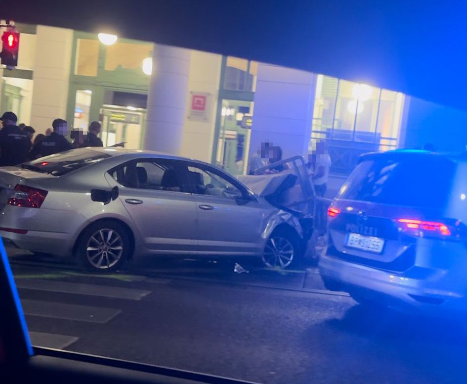 Spektakulärer Unfall am Währinger Gürtel