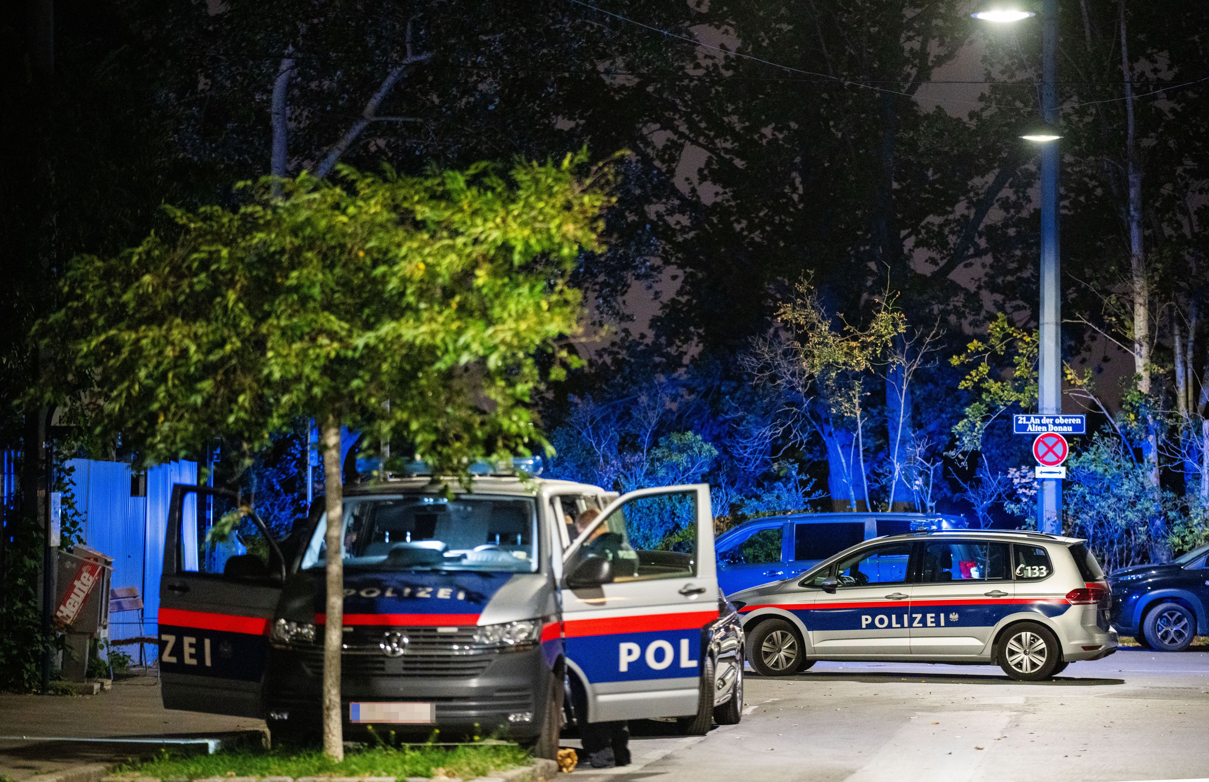 Die Polizei stand am Freitag in Wien-Floridsdorf im Einsatz.