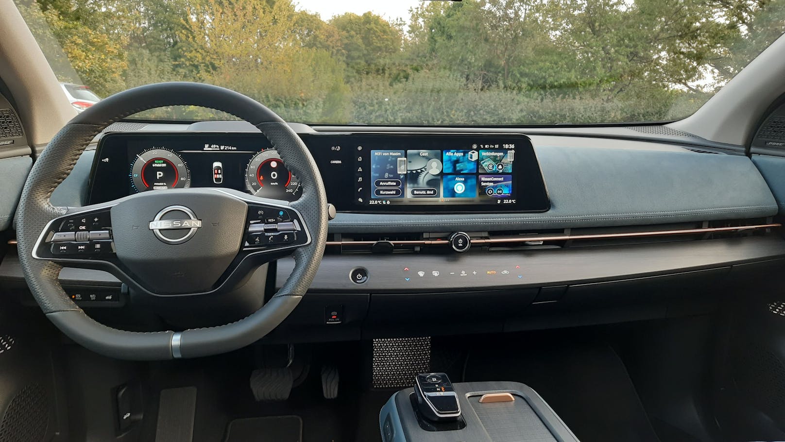 Der neue Nissan Ariya im "Heute"-Test.