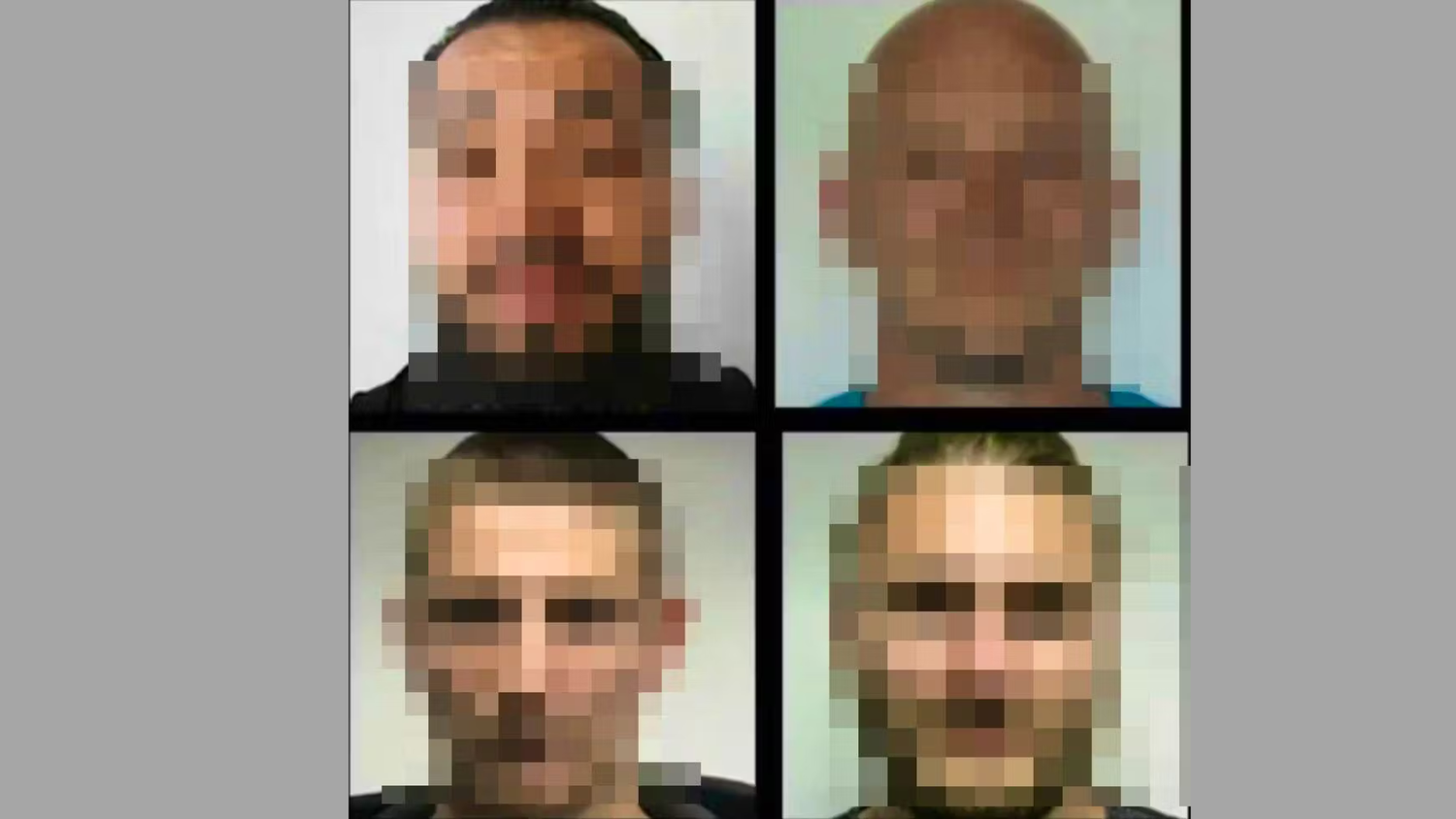 Denis E., Moritz K., Angelo J. und Zeqir B. brachen kürzlich aus einer Psychiatrie in Bayern aus.