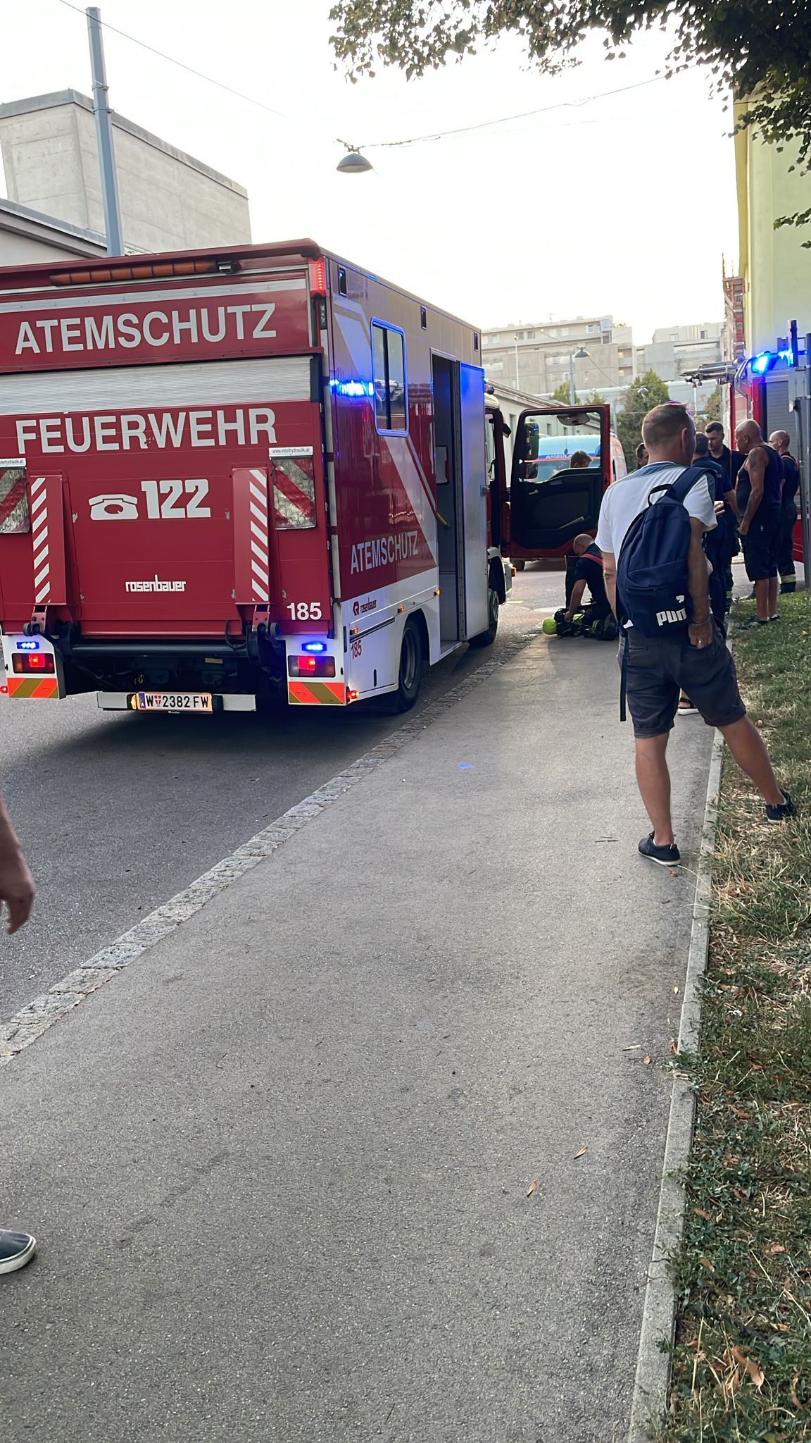 Großeinsatz in Wien-Floridsdorf