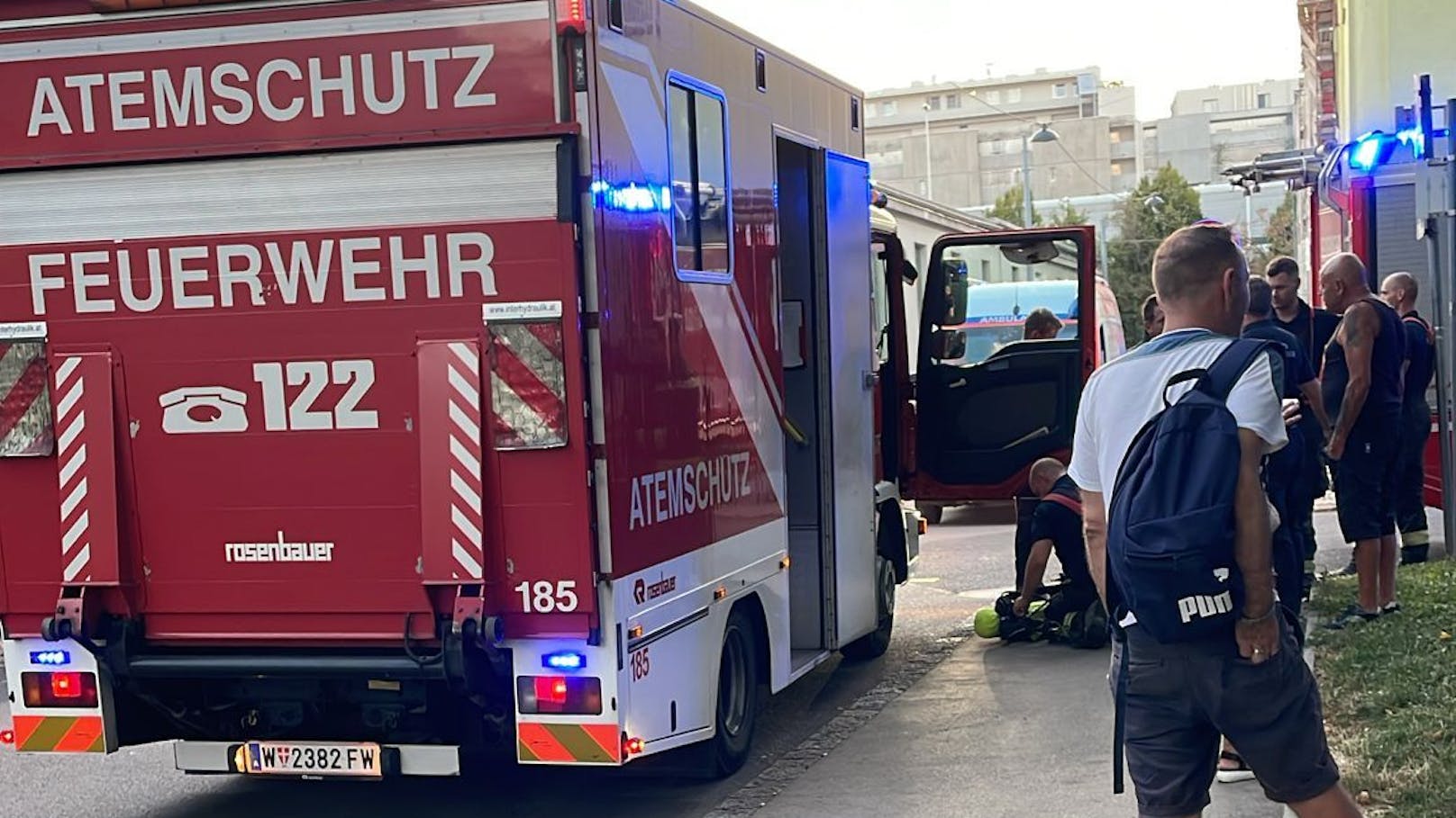 Sieben Verletzte nach Feuer in Floridsdorfer Wohnung