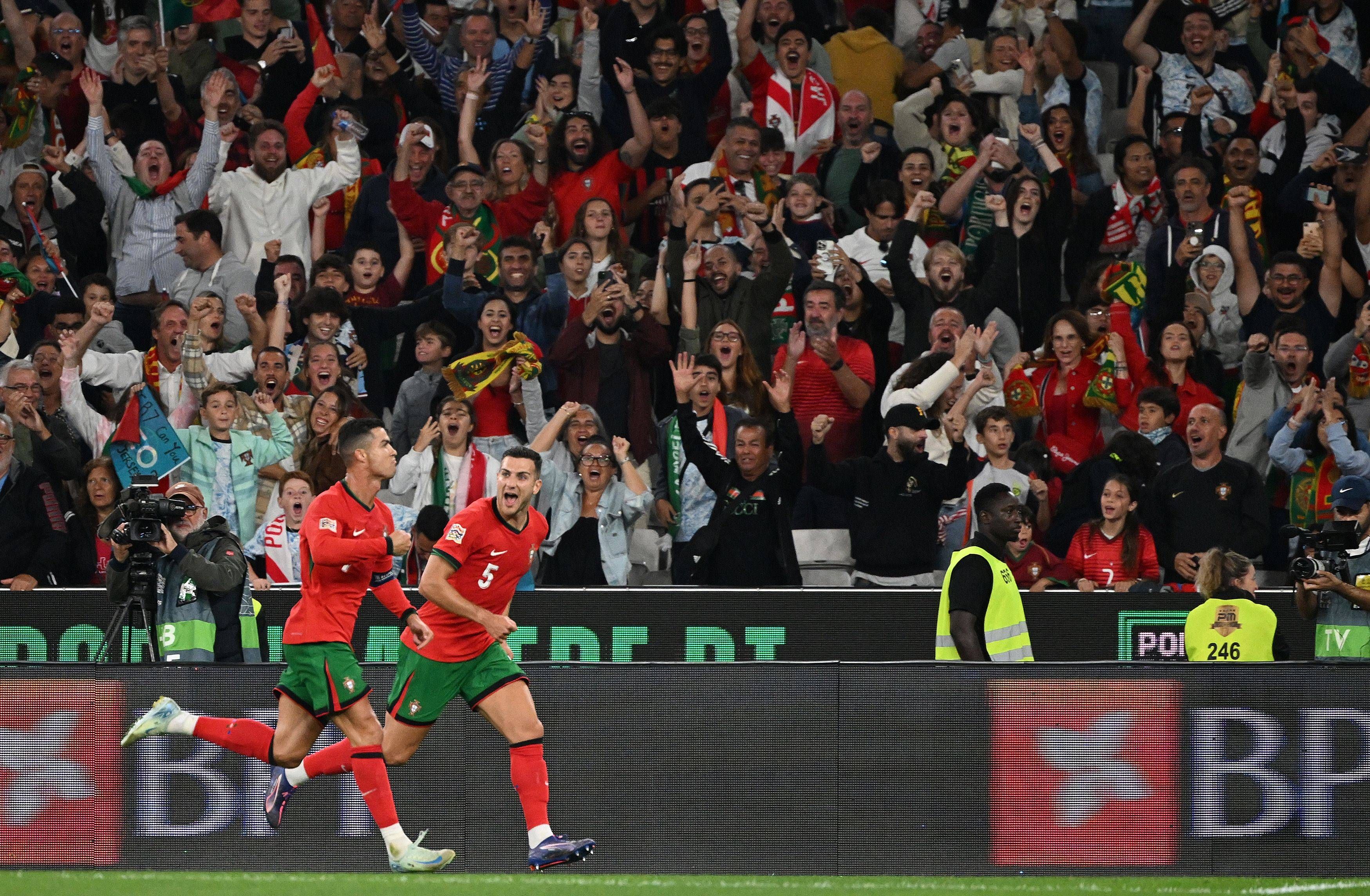 Ronaldo erzielte gegen Schottland das 2:1-Siegestor.