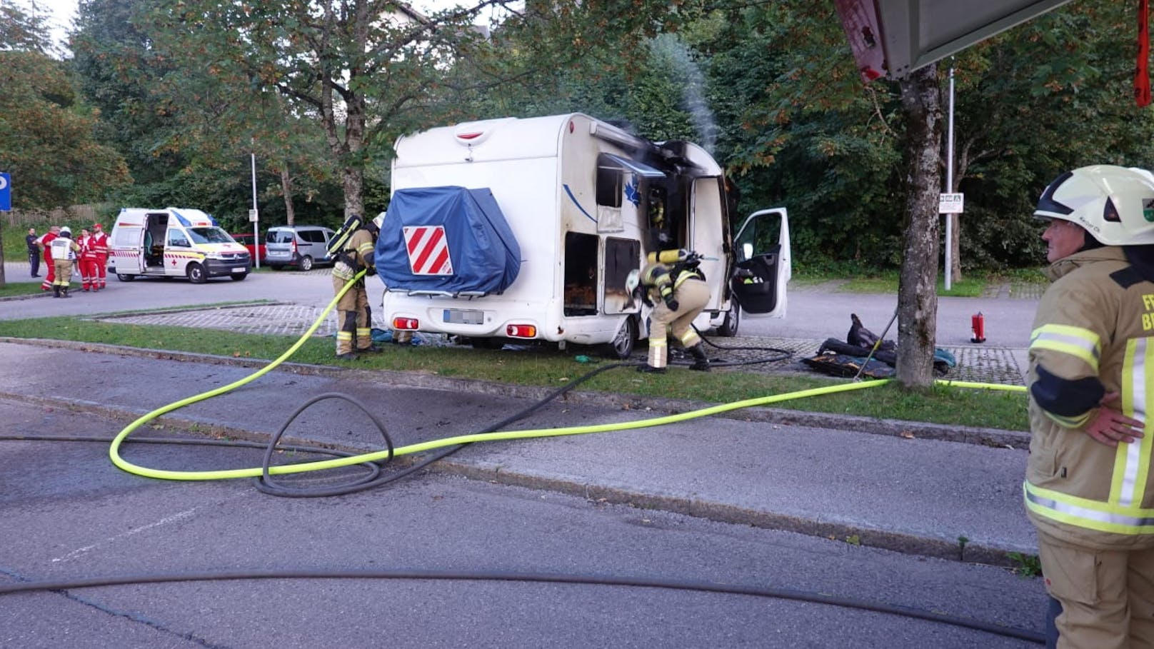 Die Feuerwehr konnte den Brand rasch löschen.