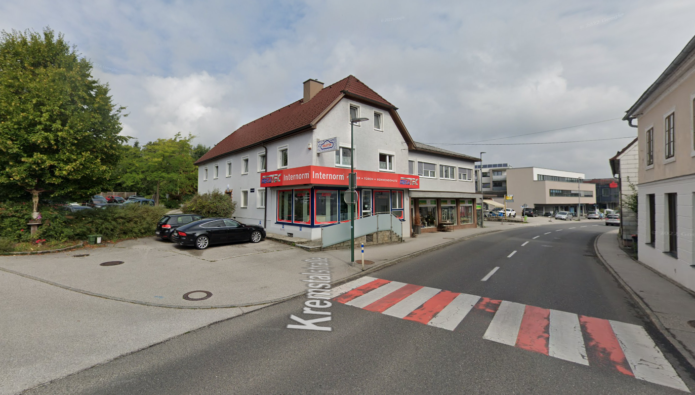 Auf dieser Kreuzung in Neuhofen an der Krems (Bez. Linz-Land) ereignete sich der Vorfall.