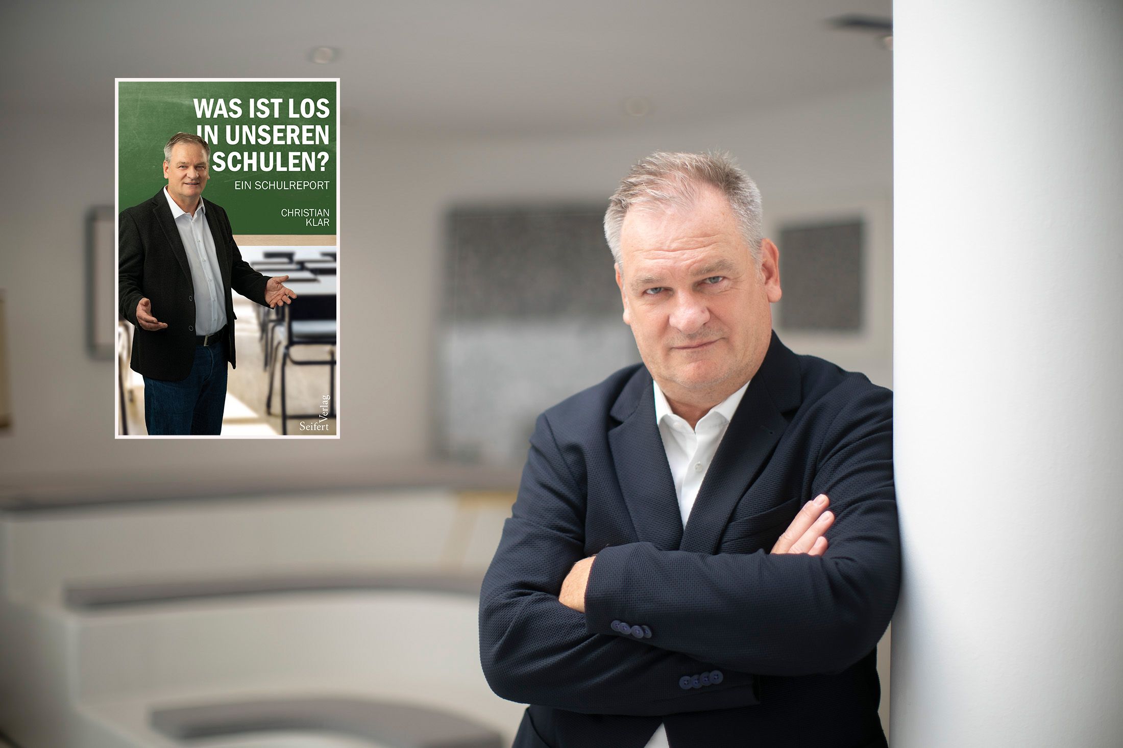 Schuldirektor Christian Klar berichtet in seinem Buch über Morddrohungen in Schulen.