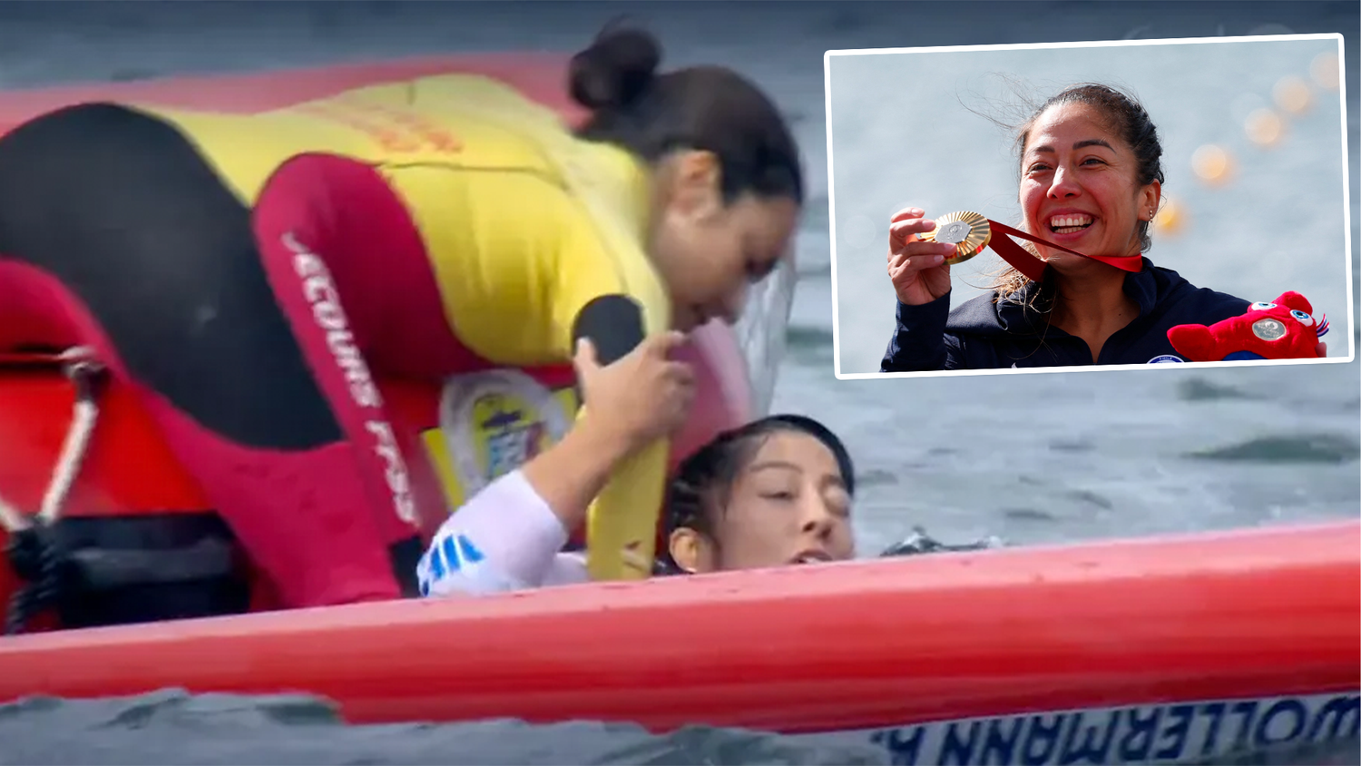 Katherinne Wollermann wurde von den Einsatzkräften gerettet.