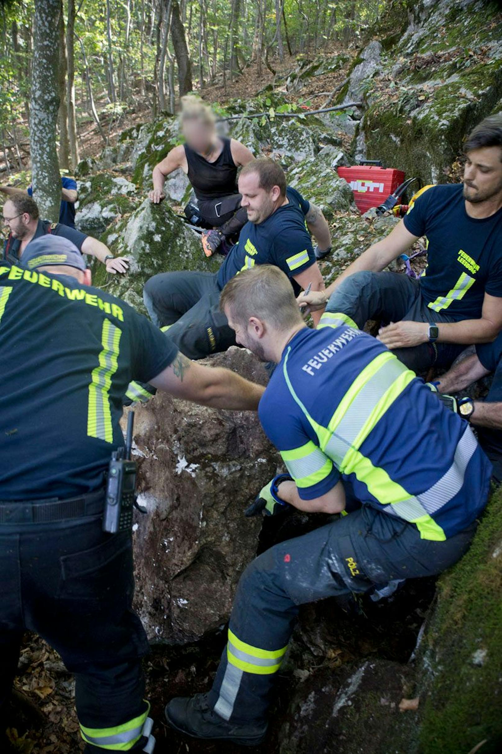 Große Suchaktion im Bezirk Baden