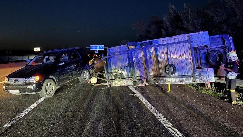 Der Unfall löste einen zeitaufwändigen Einsatz aus.