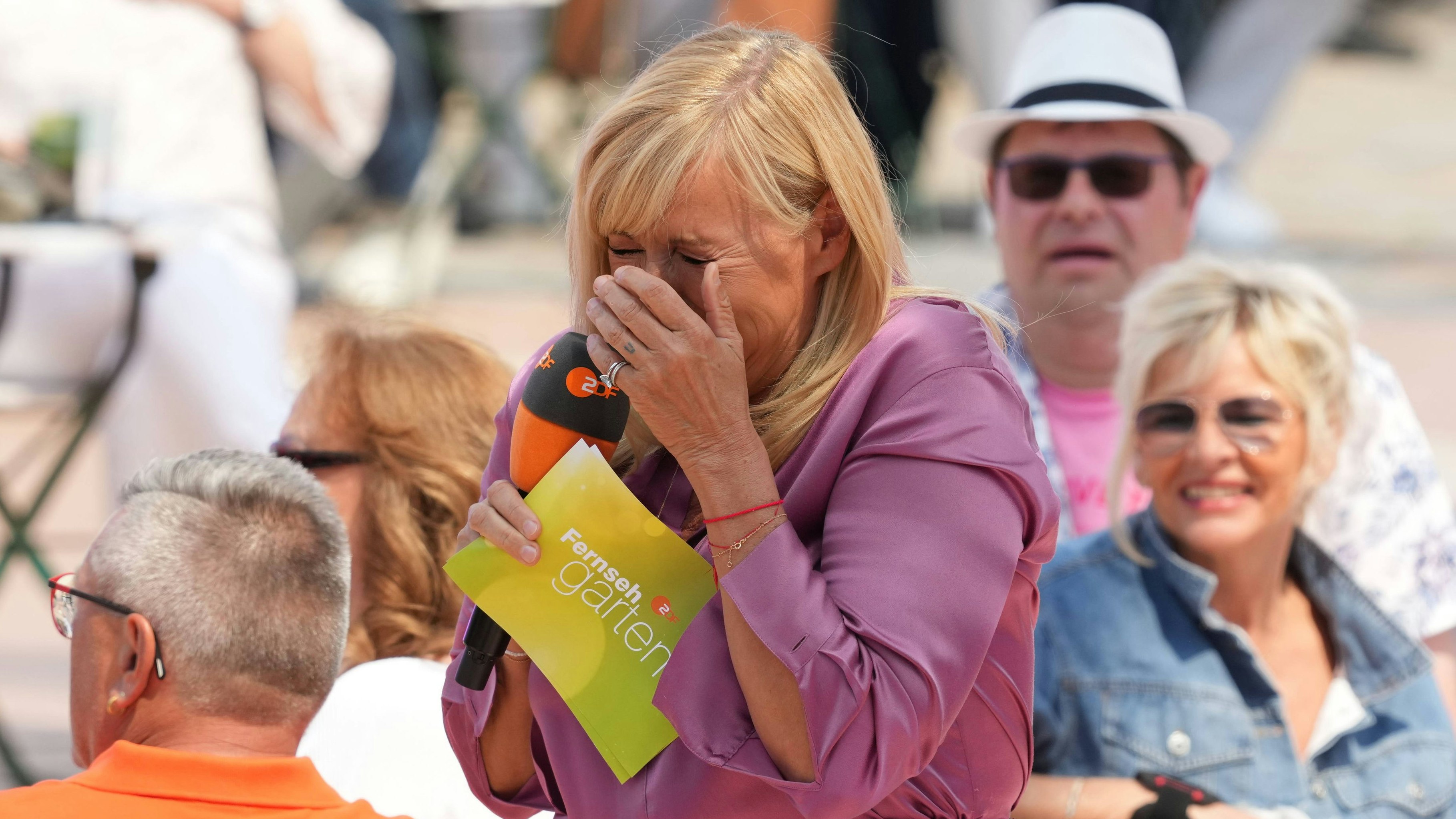 Das Publikum musste den "ZDF-Fernsehgarten" während der Live-Sendung abrupt verlassen.