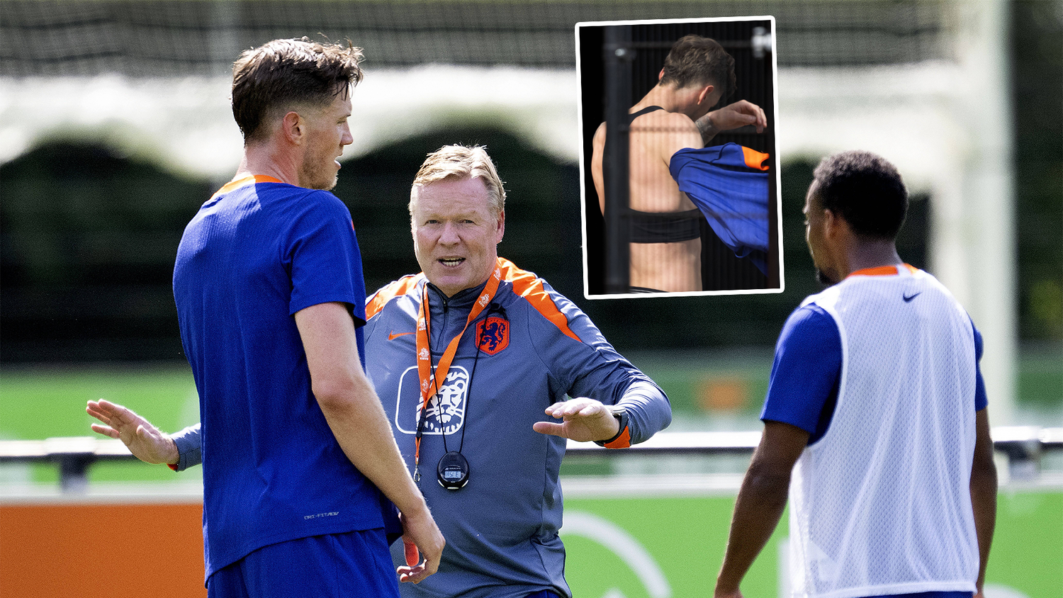 Bondscoach Ronald Koeman versuchte die Situation zu beruhigen.