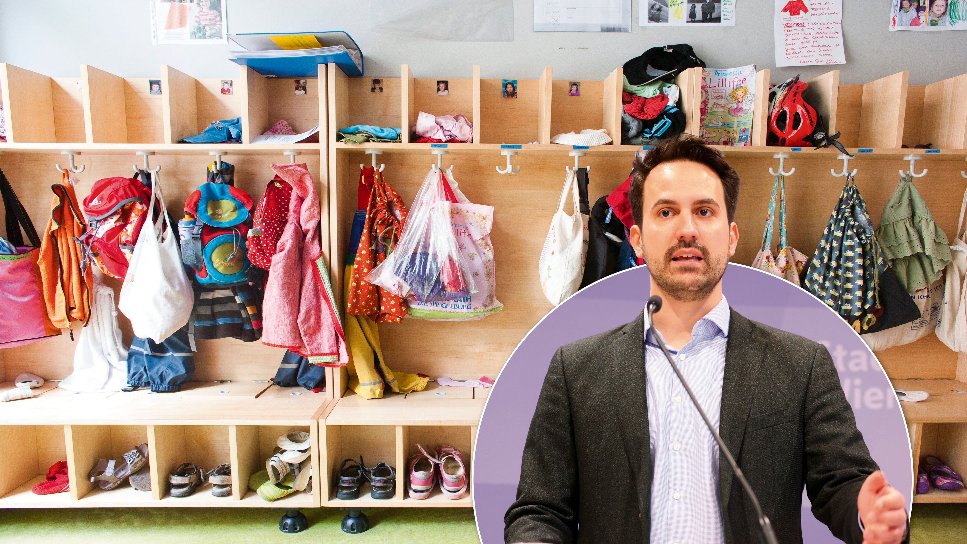 Christoph Wiederkehr zu den Kindergarten-Symbolen: 