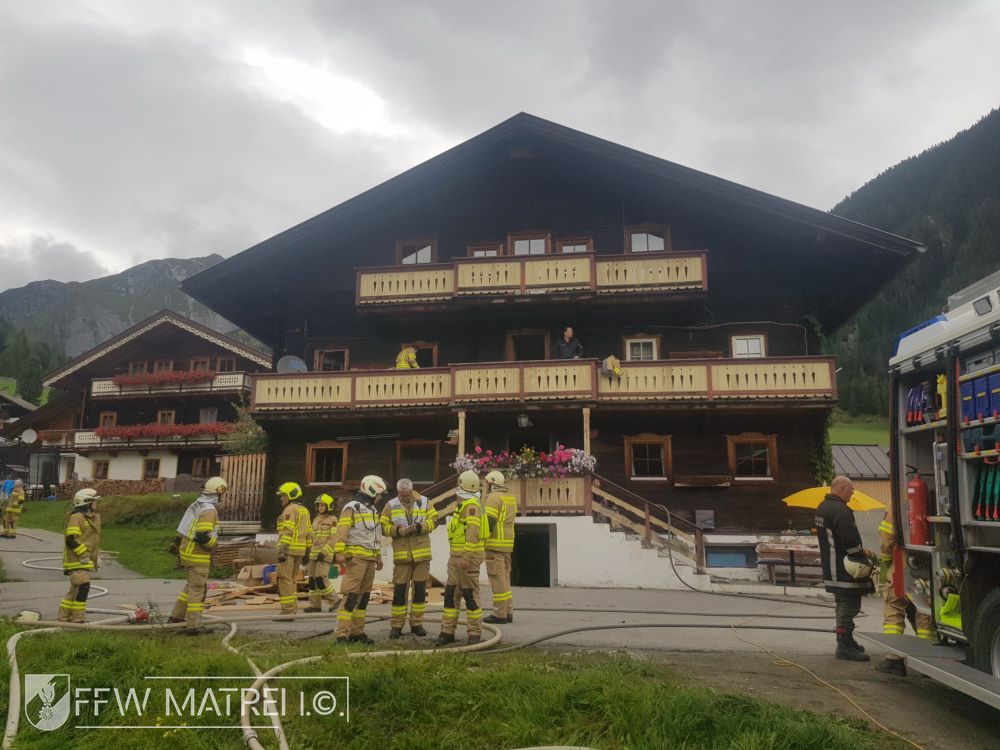 Die Feuerwehr war rasch vor Ort.