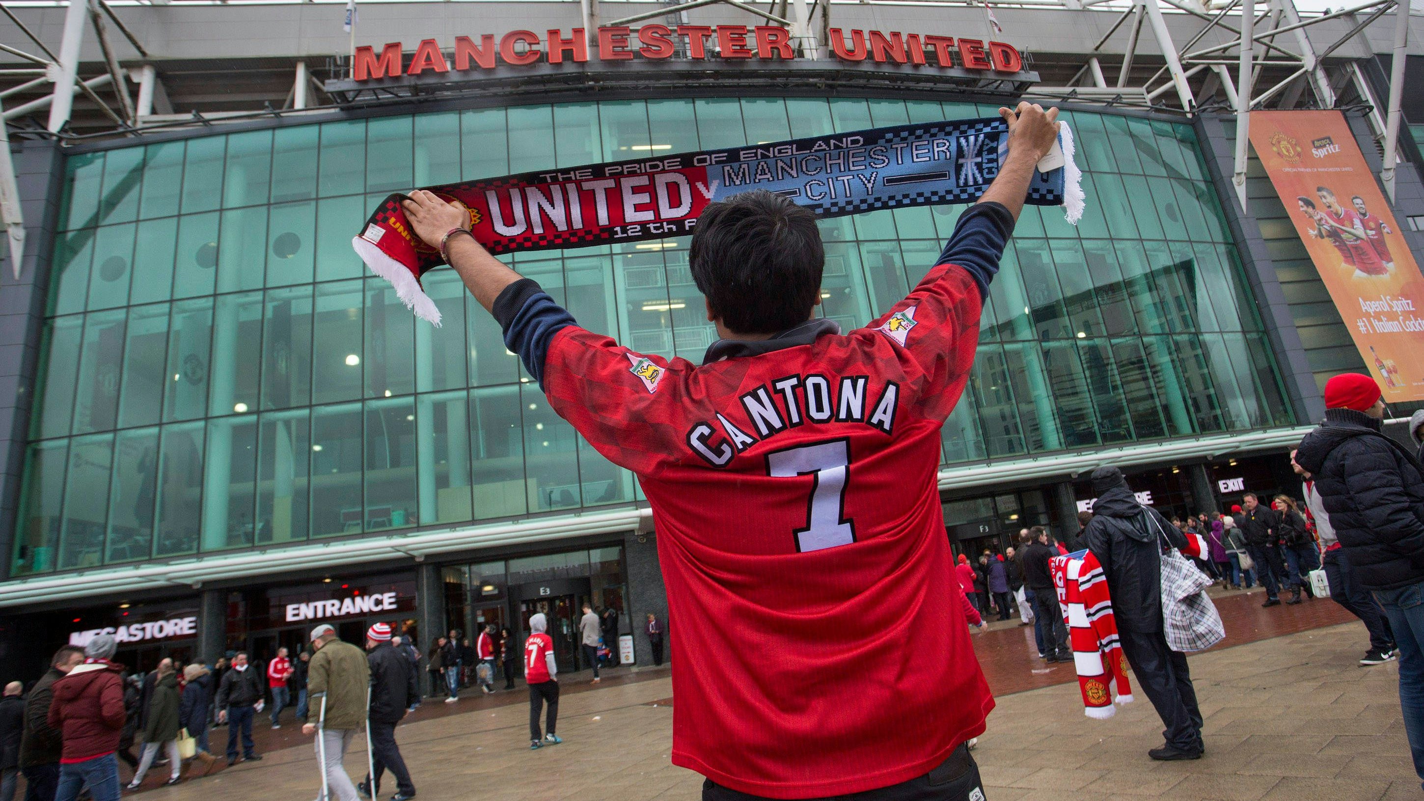 Eric Cantona wird bis heute bei United gefeiert