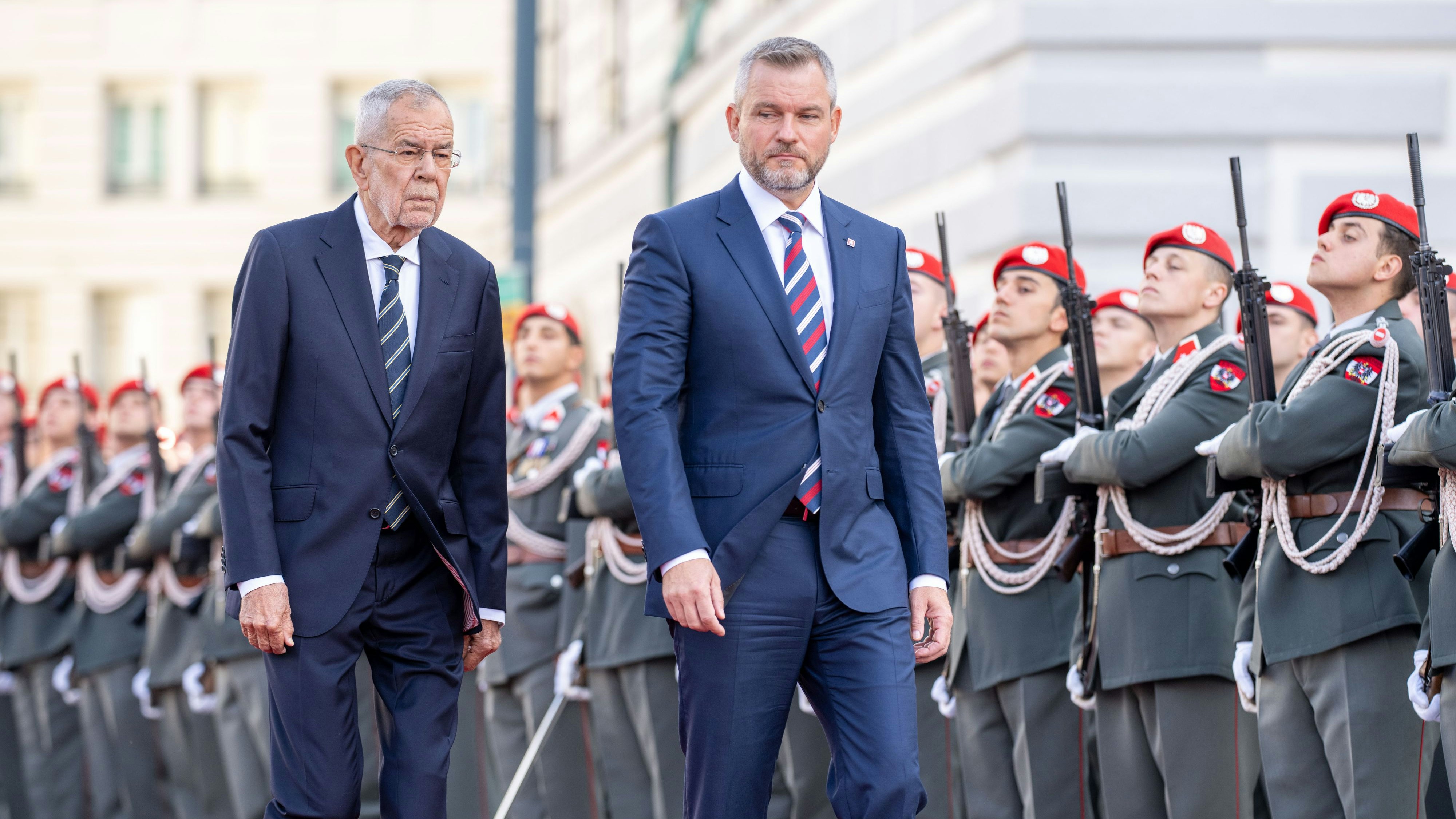 Gehe ich zu schnell? Besuch Nr. 1 am Mittwoch in Wien, Bundespräsident Alexander Van der Bellen empfing den slowakischen Präsident Peter Pellegrini