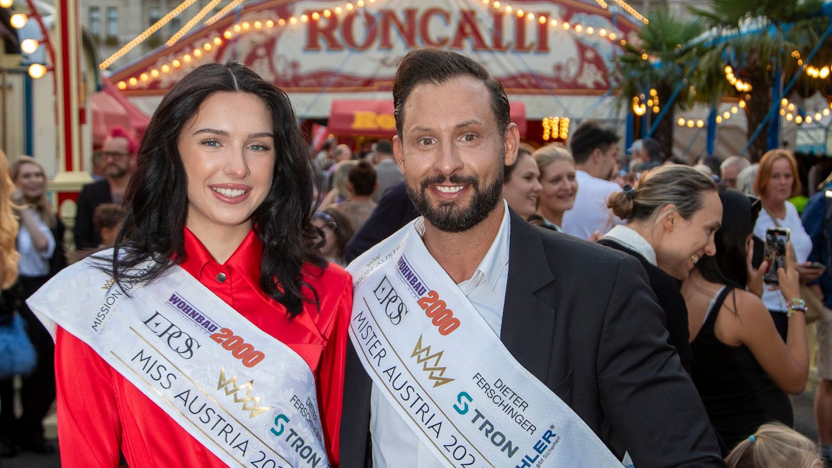 "Mister Austria" Christopher Dengg und "Miss Austria" Lucia Sisic