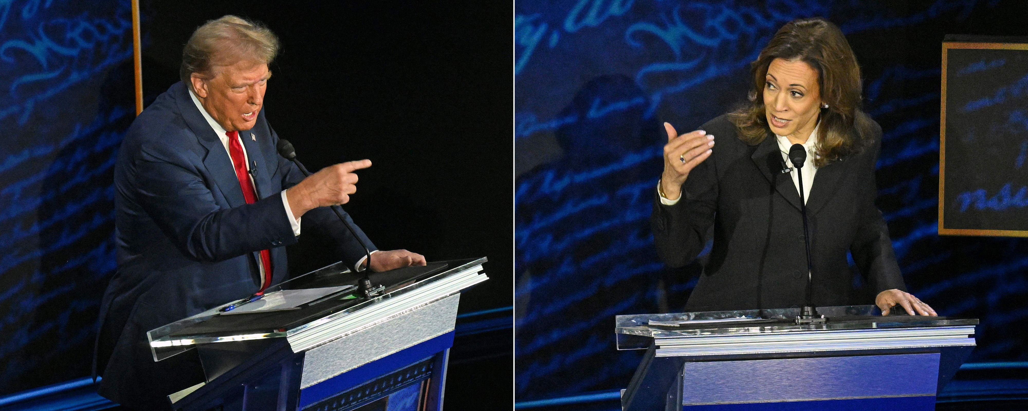 Beim Thema Klimawandel wich Donald Trump aus, Kamala Harris übernahm die Themenführerschaft.