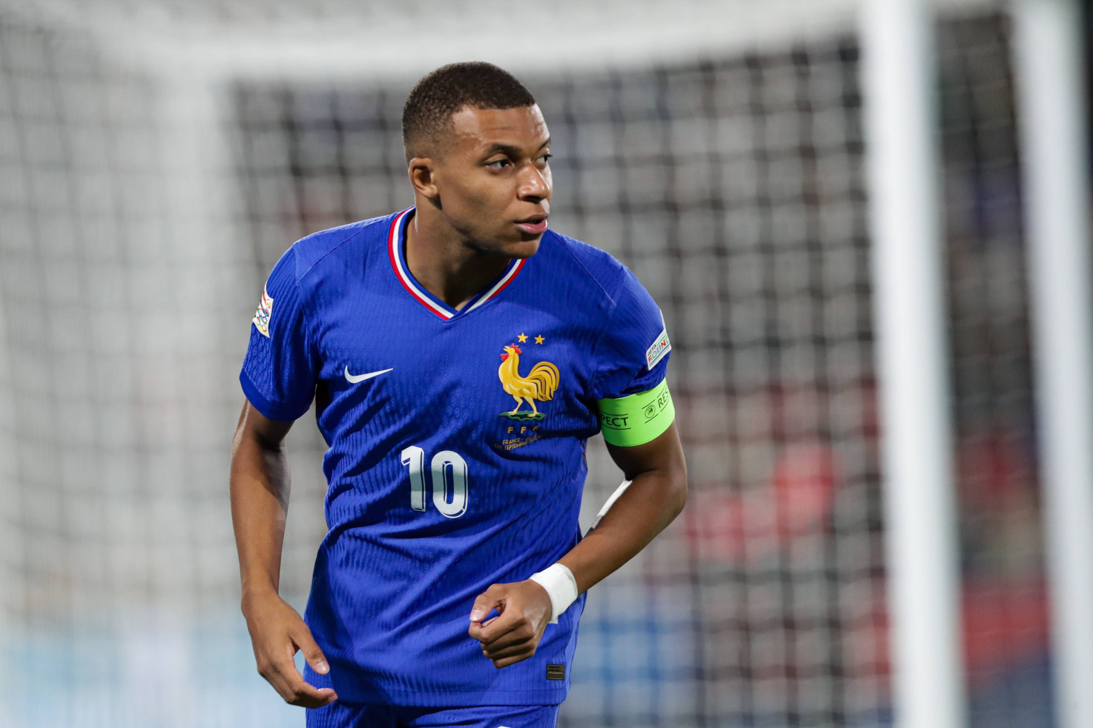 Fußball-Star Kylian Mbappe. 