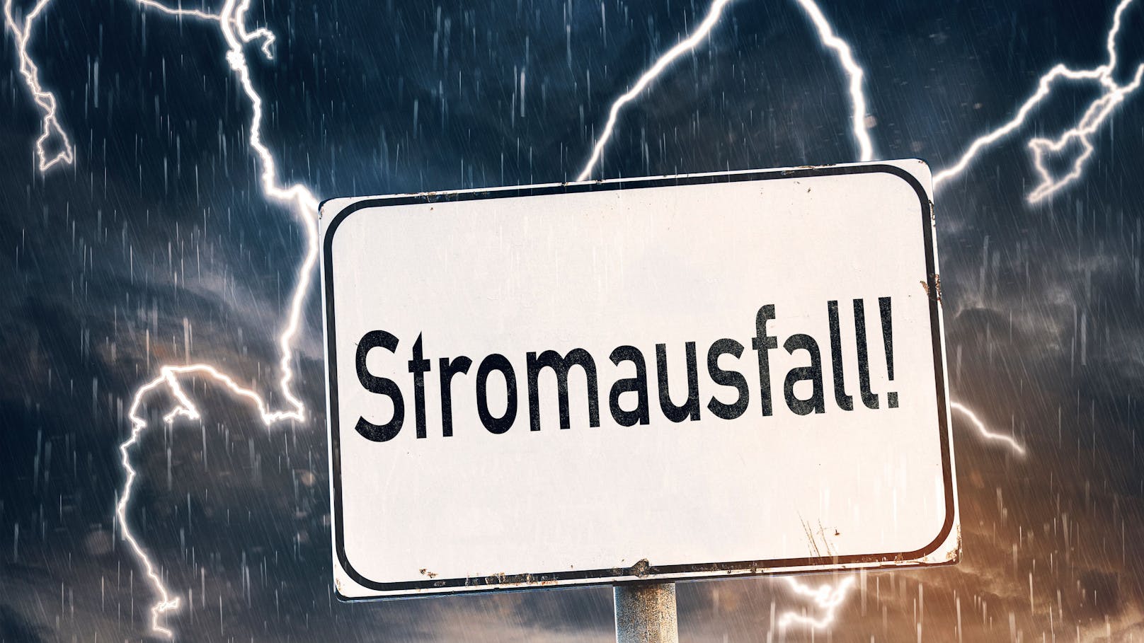 Sintflut-Unwetter in Österreich! Warnung vor Blackout