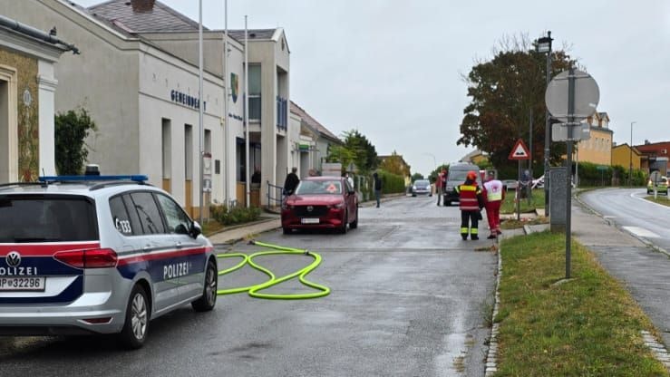 Versuchte Bankomatsprengung in Maria Ellend