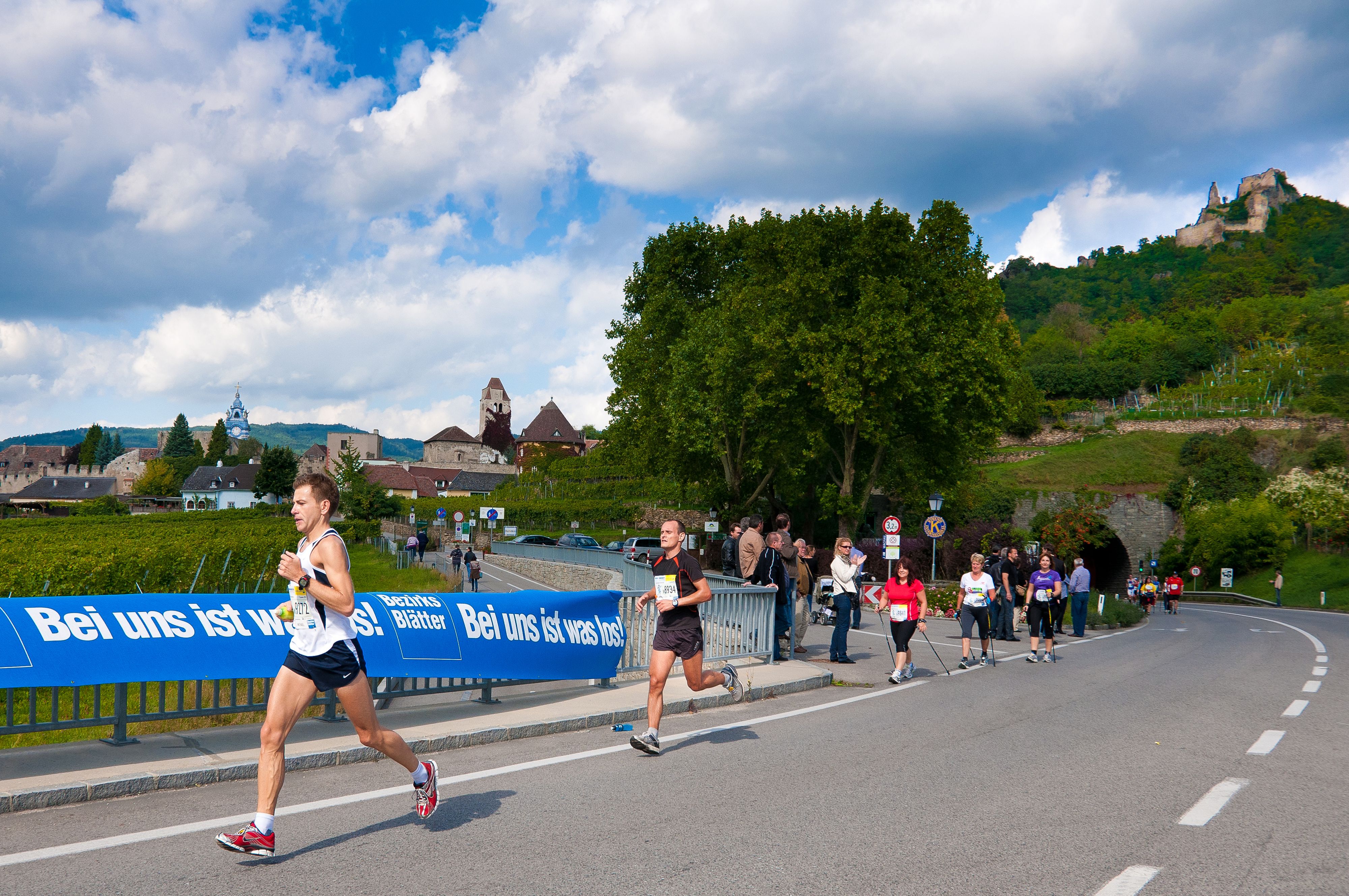 Der Wachau Marathon ist Wetterbedingt abgesagt.