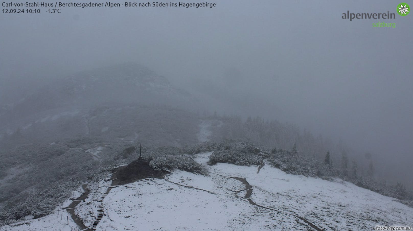 ...ist in den Berchtesgadener Alpen (1.770 m) jetzt Winter.