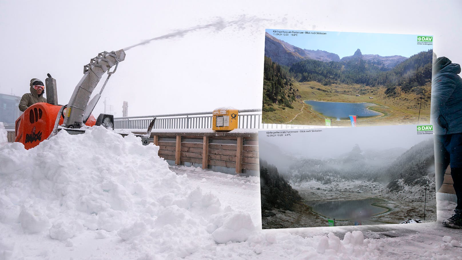 Wintereinbruch! Hier ist Österreich jetzt schon weiß