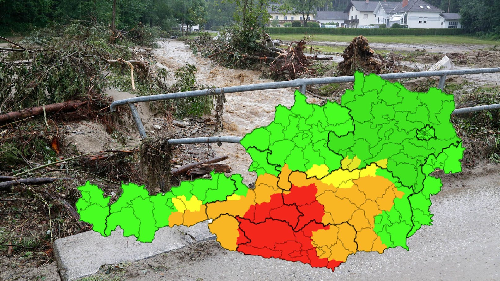 Warnstufe ROT für mehrere Bundesländer ausgerufen