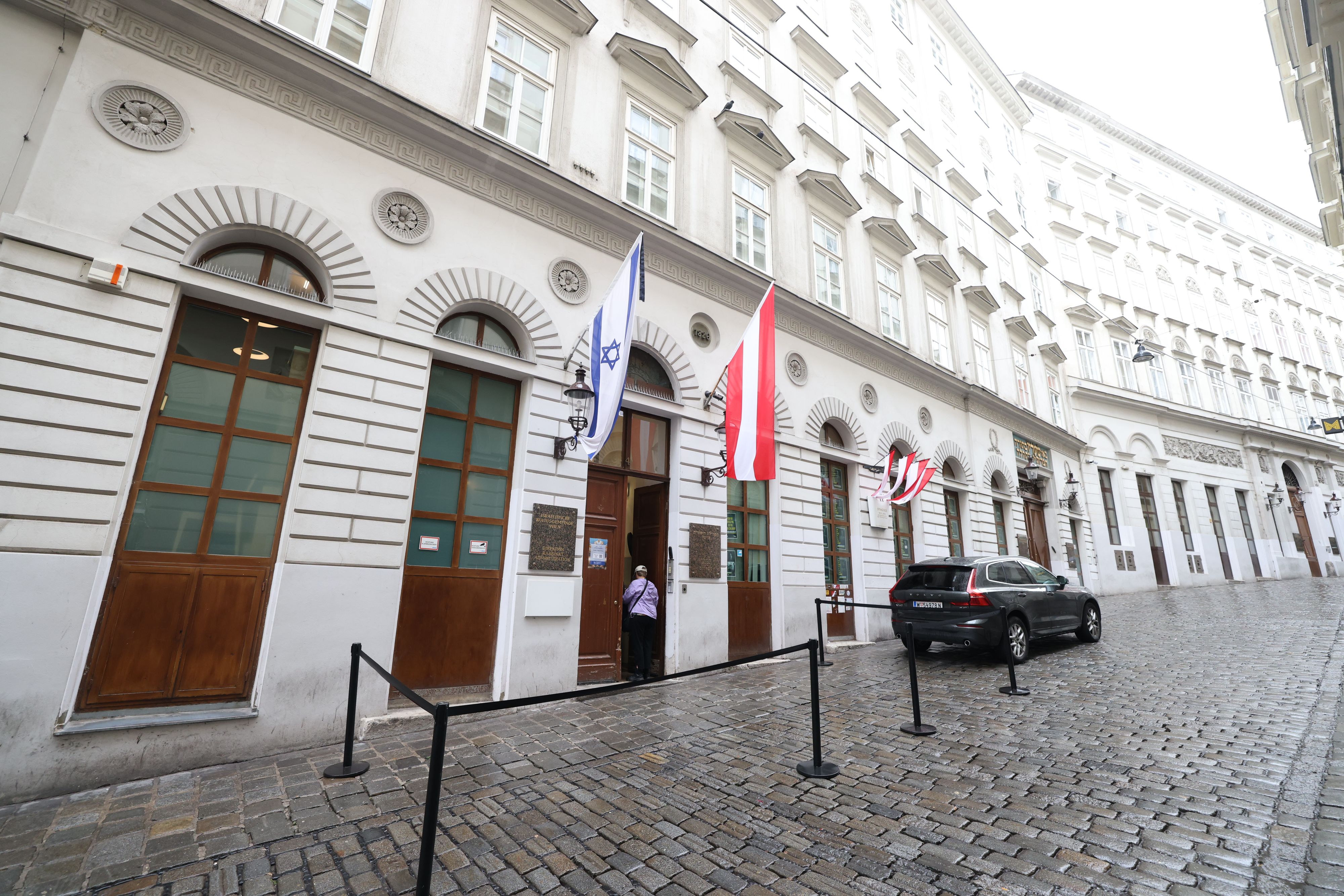 Die Synagoge in der Wiener City wird verstärkt geschützt.