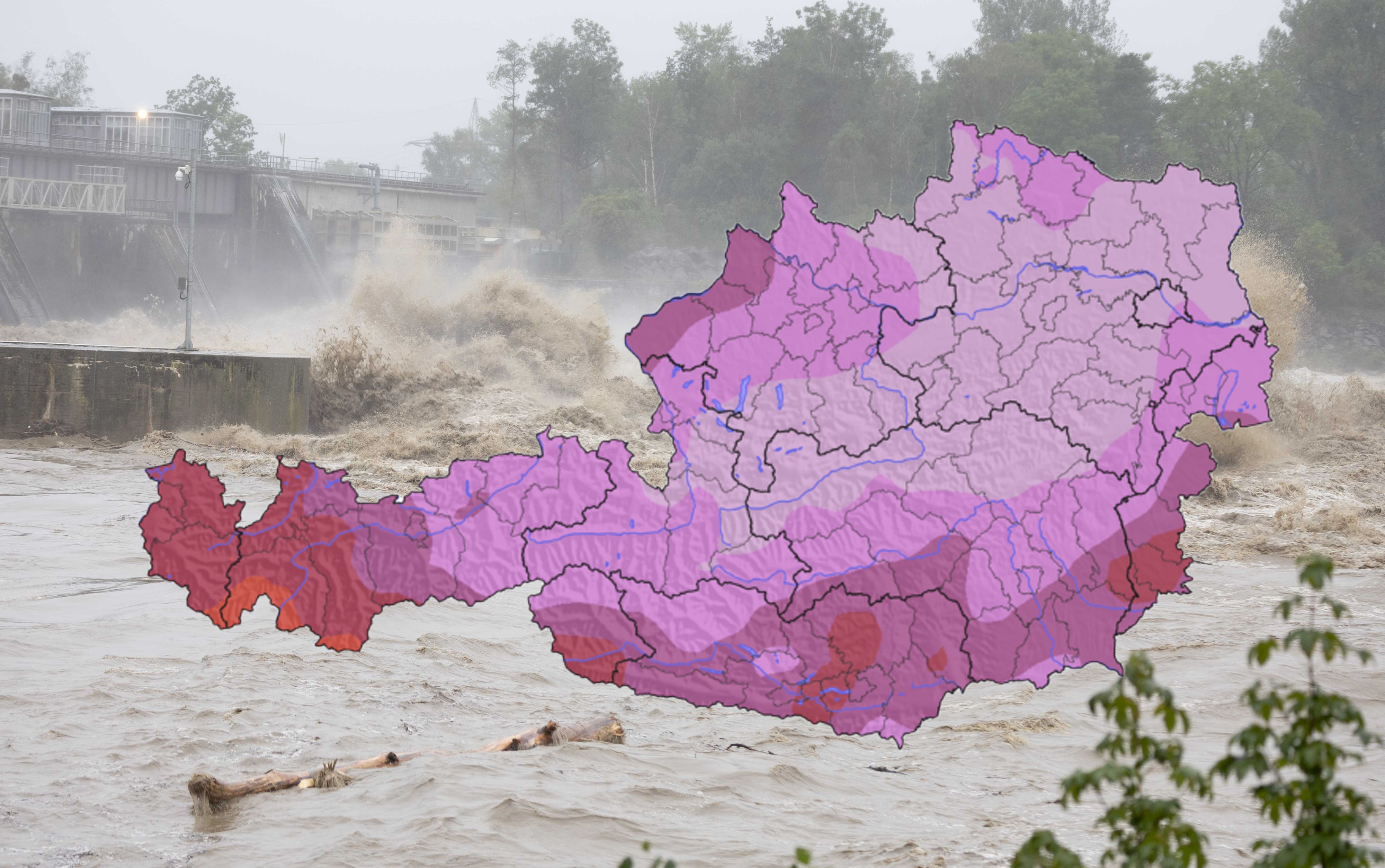 Österreich muss sich in den nächsten Tagen auf schwere Unwetter einstellen.