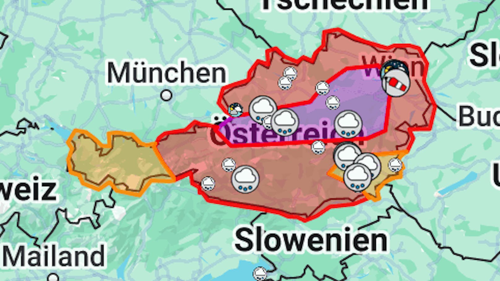 Extrem-Regen! Hier drohen jetzt schwere Überflutungen