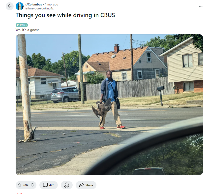 Dieses Foto eines Mannes in Ohio sorgte für wilde Gerüchte – die sich bisher nicht endgültig klären ließen