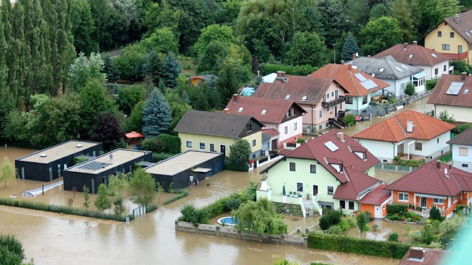 Im August 2010 überschwemmte die Pulkau große Teile von Zellerndorf