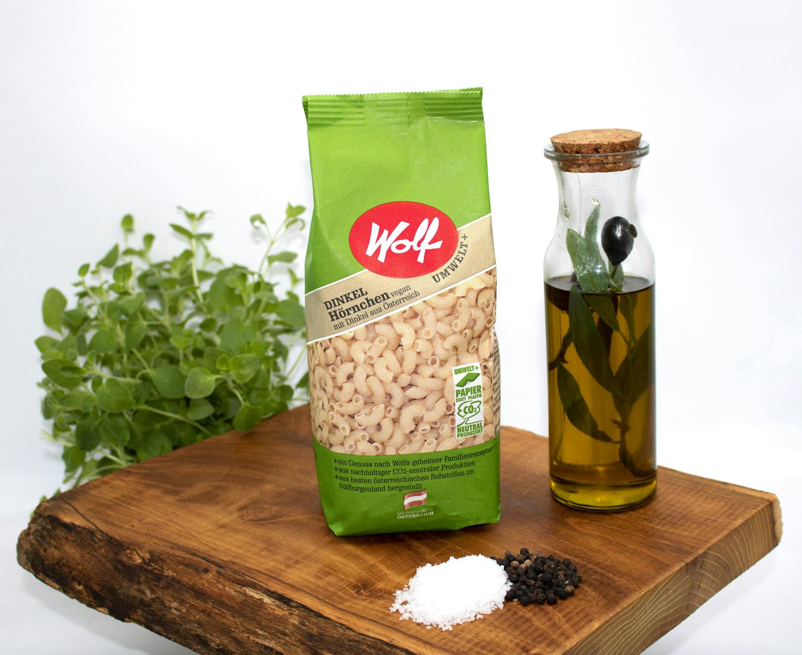 Dinkel Hörnchen vegan von Wolf Nudeln GmbH