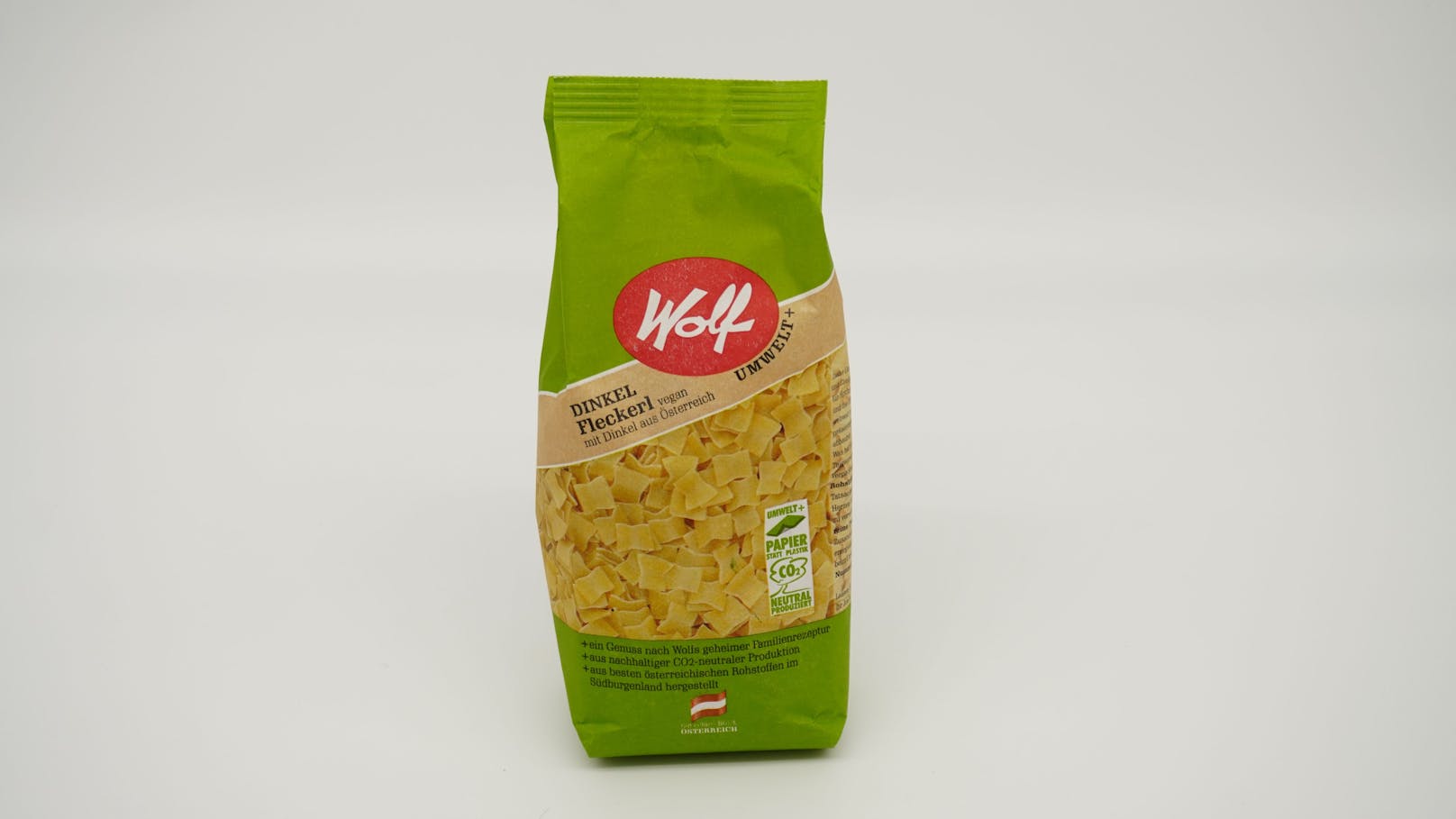 Dinkel Fleckerl vegan von Wolf Nudeln GmbH