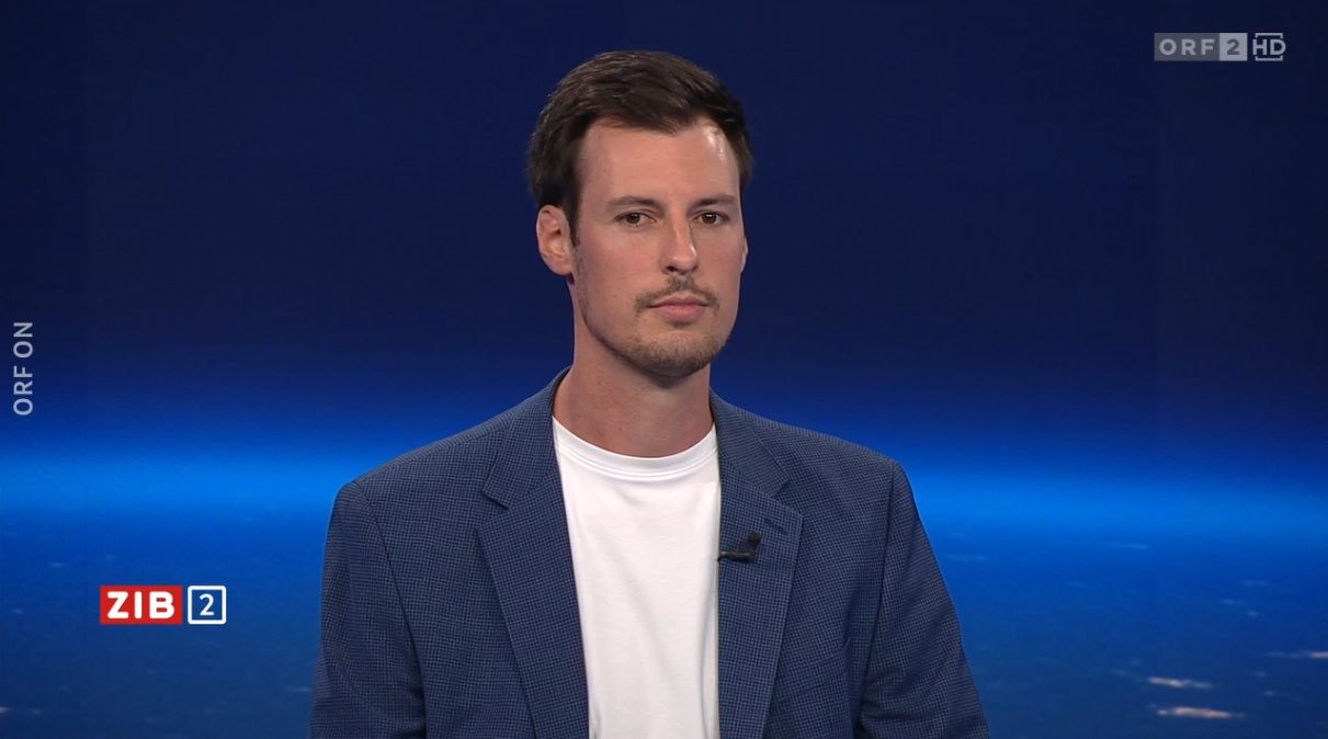 Wetter-Experte Manuel Oberhuber im ZiB-Interview. 