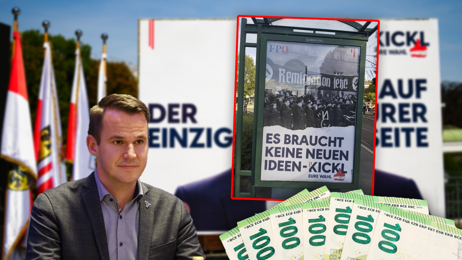 Die FPÖ will jetzt eine Prämie zahlen, wenn es Informationen zu den Tätern gibt.